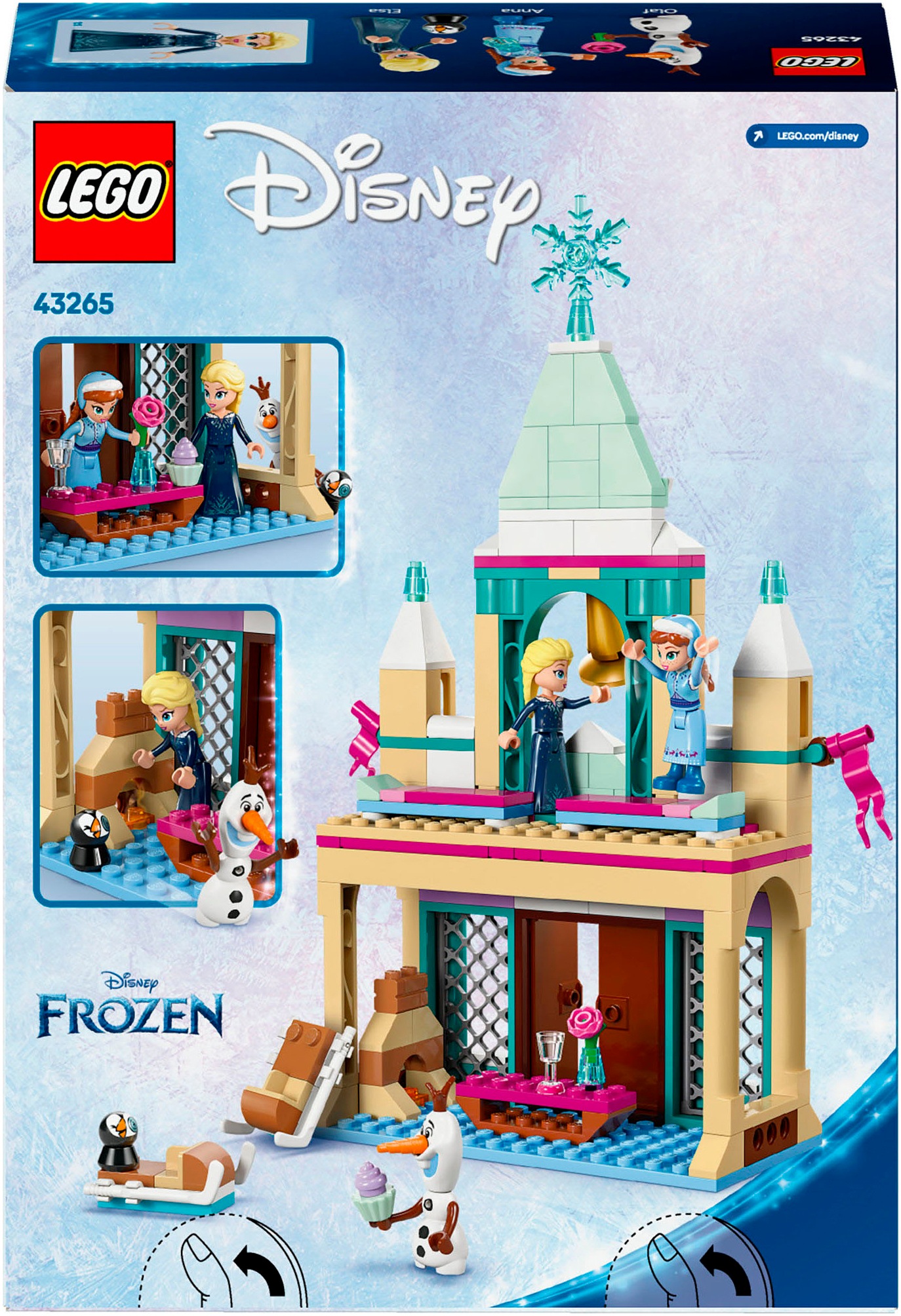 LEGO® Pions de construction »Das Arendelle Schloss (43265), LEGO Disney Princess« Made in Europe