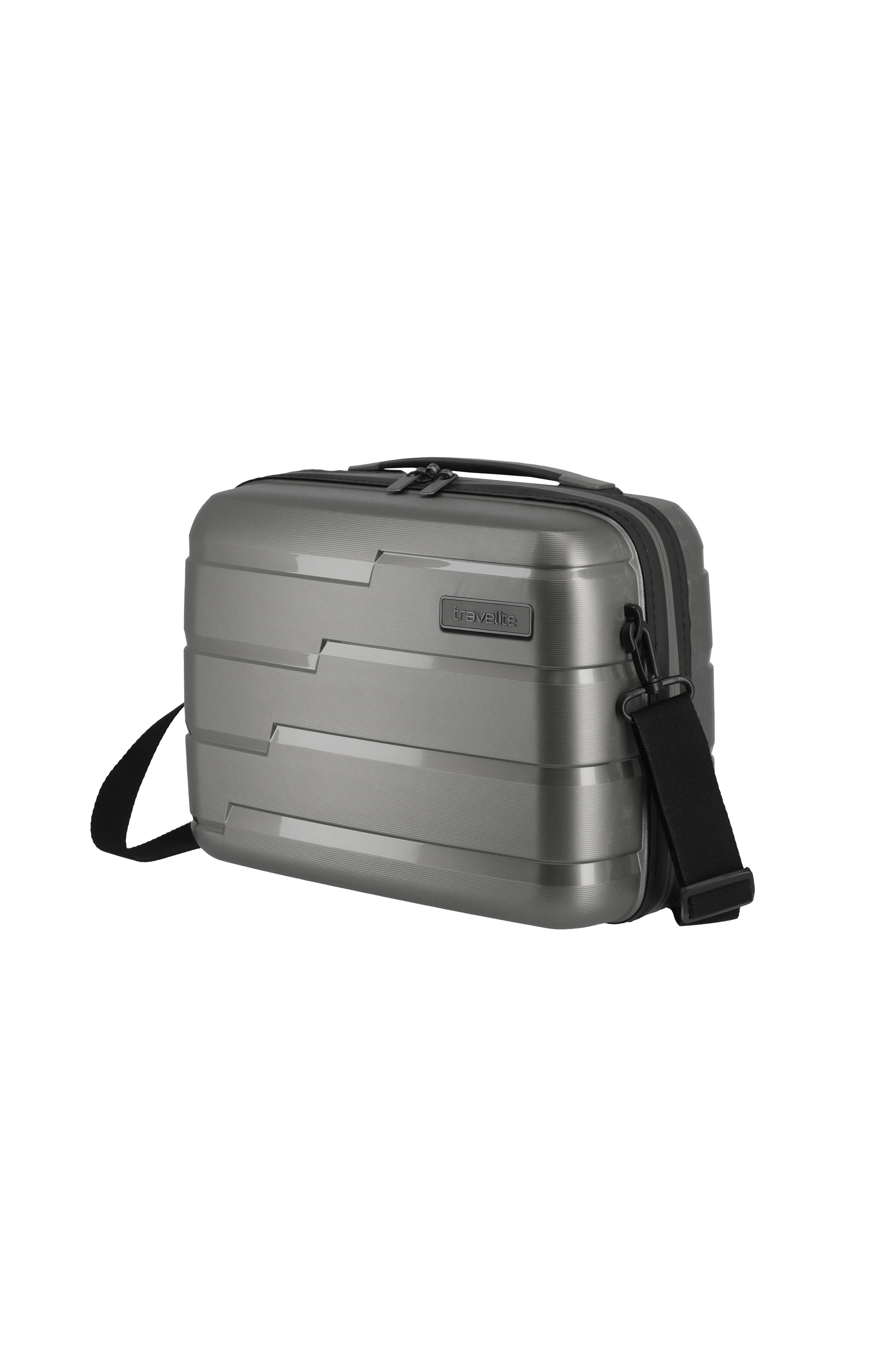 travelite Beautycase »AIR BASE Kosmetikkoffer Hartschale« mit TSA-Schloss und Aufsteckfunktion – robust und leicht