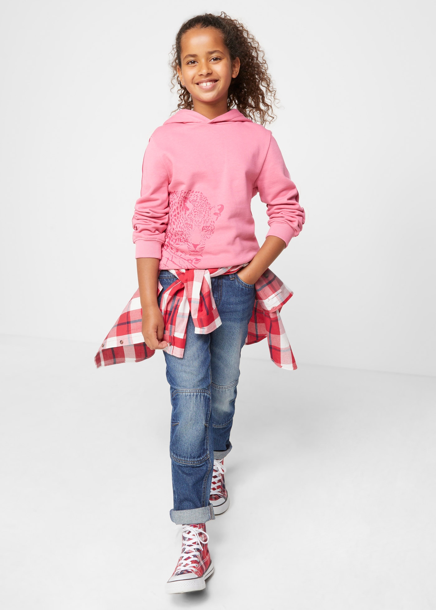 bonprix Hoodie , Hoodie aus reiner Baumwolle
