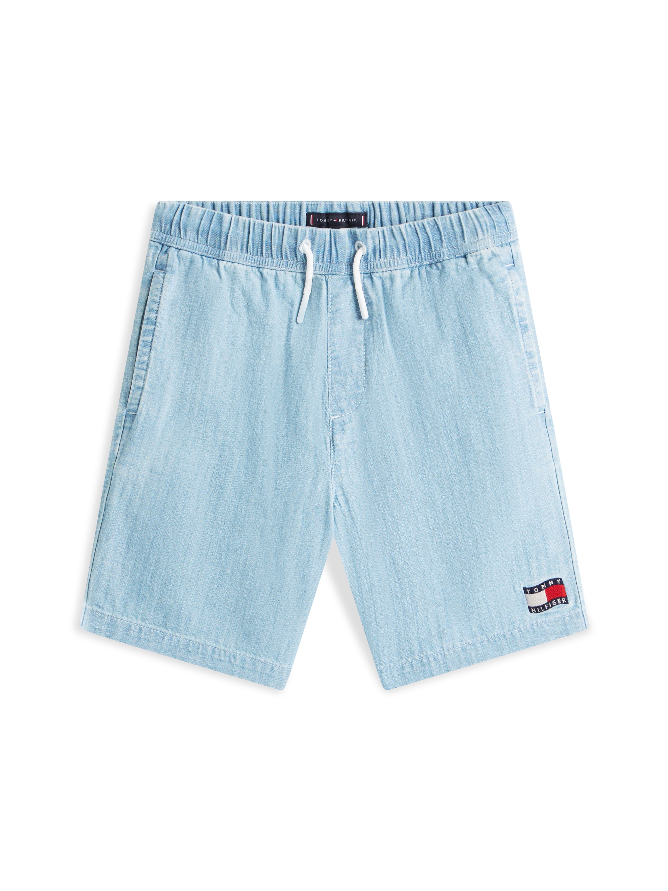 Tommy Hilfiger Short »WAVY FLAG HERRINGBONE SHORT«  enfants jusqu’à 16 ans, coupe décontractée