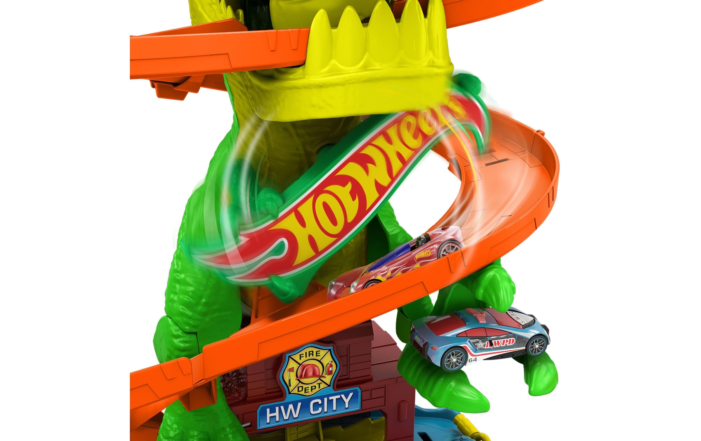 Hot Wheels Spielzeug-Auto »Hot Wheels City T-Rex-Schlacht«
