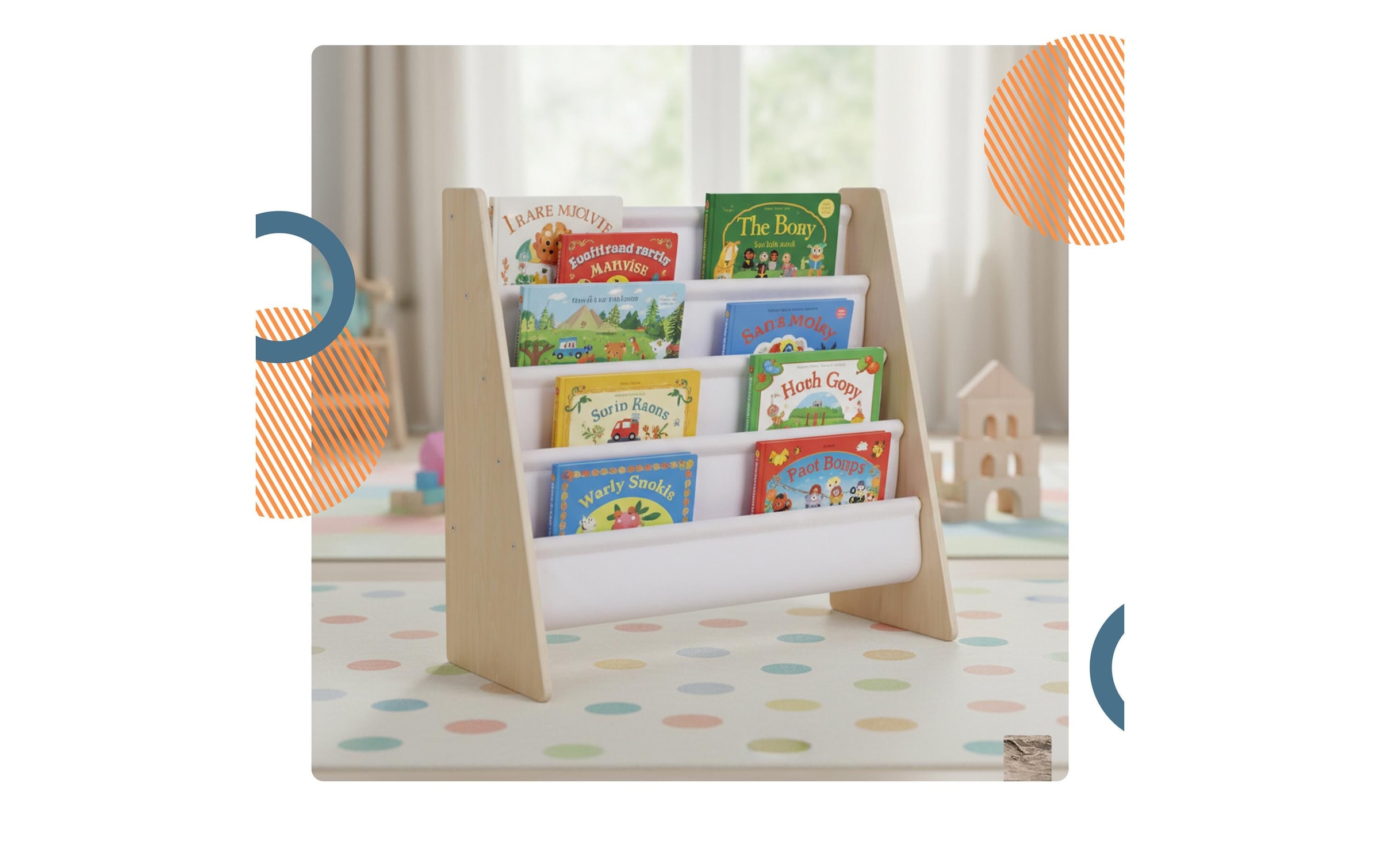 relaxdays Kinderregal »Sperrholz Kiefer«
