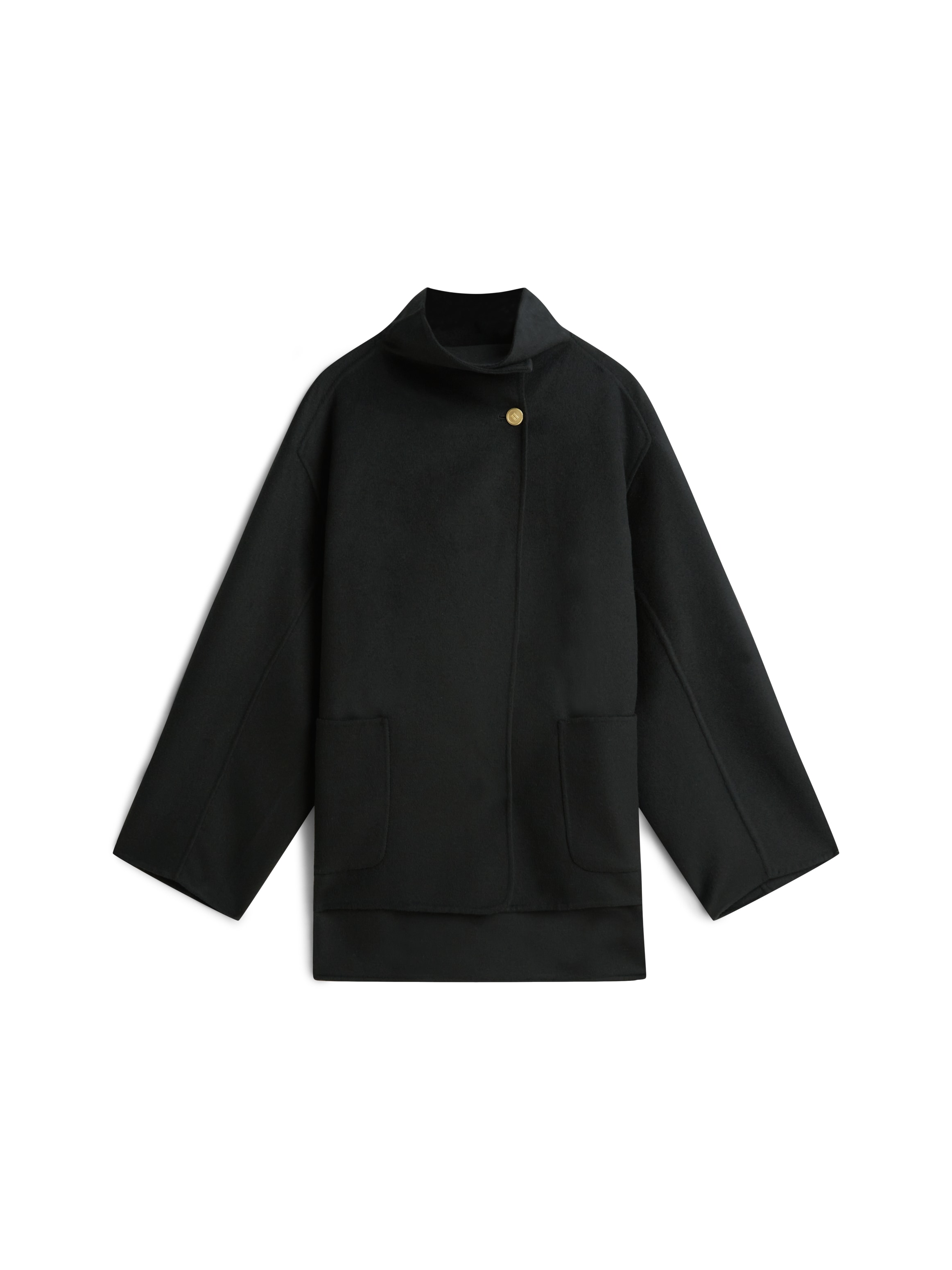 Tommy Hilfiger Kurzmantel »DF WOOL GB FUNNEL NK COAT« mit Wolle