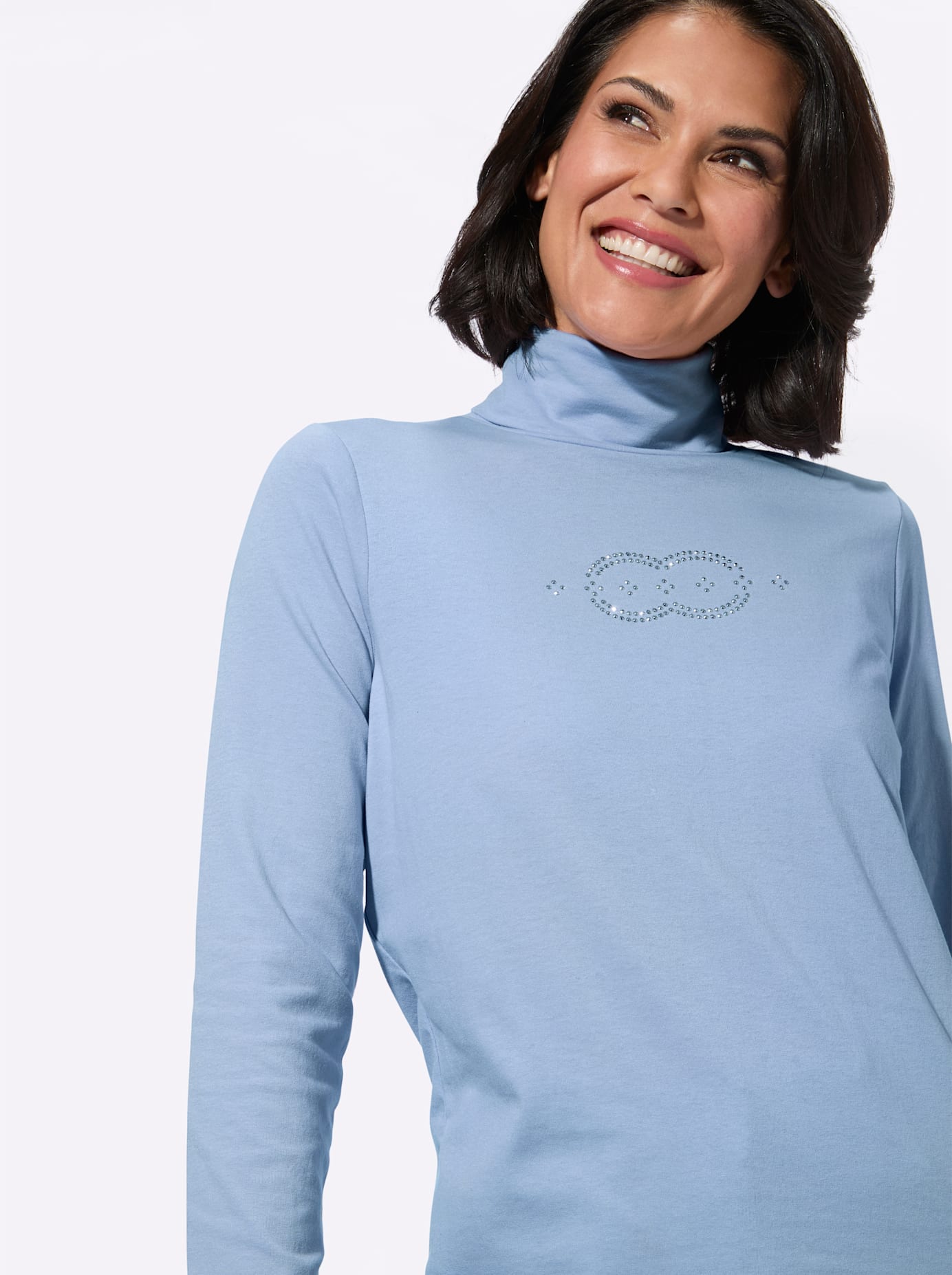 Casual Looks T-shirt à col roulé »Rollkragen-Shirt« 1