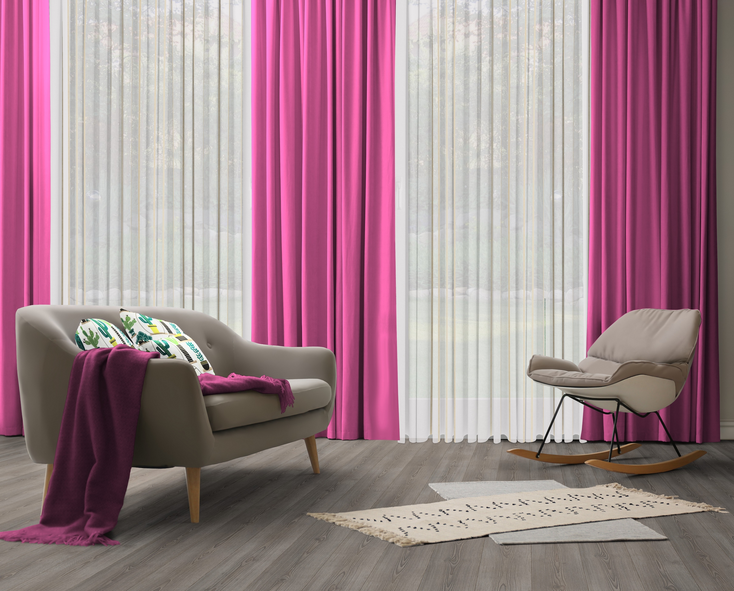 Wirth Rideau »Dim out« Bande multifonctionnelle 1 cuis tlg.