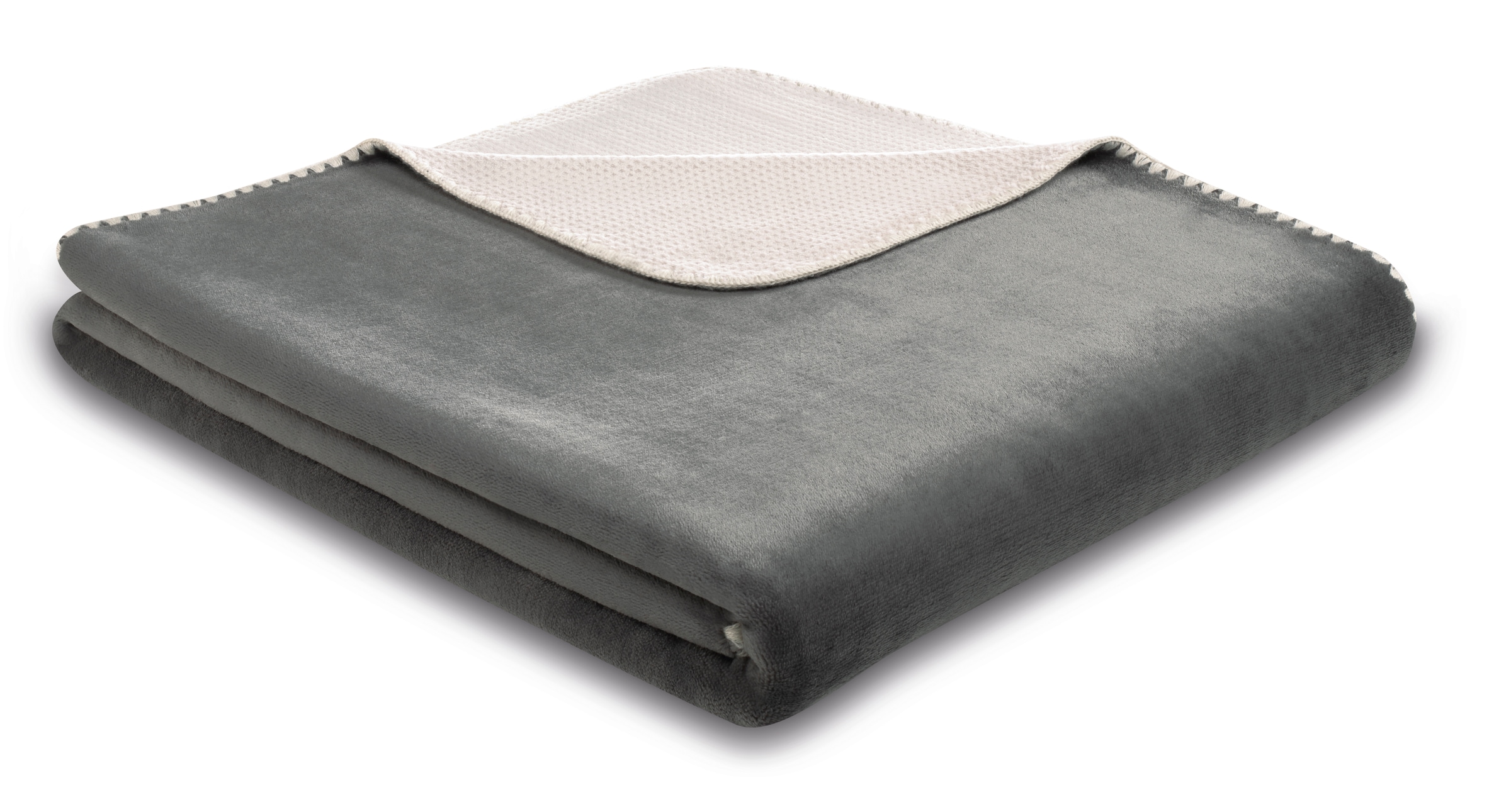 Biederlack Wohndecke »Soft&Cosy« mit verspieltem Muschelsaum
