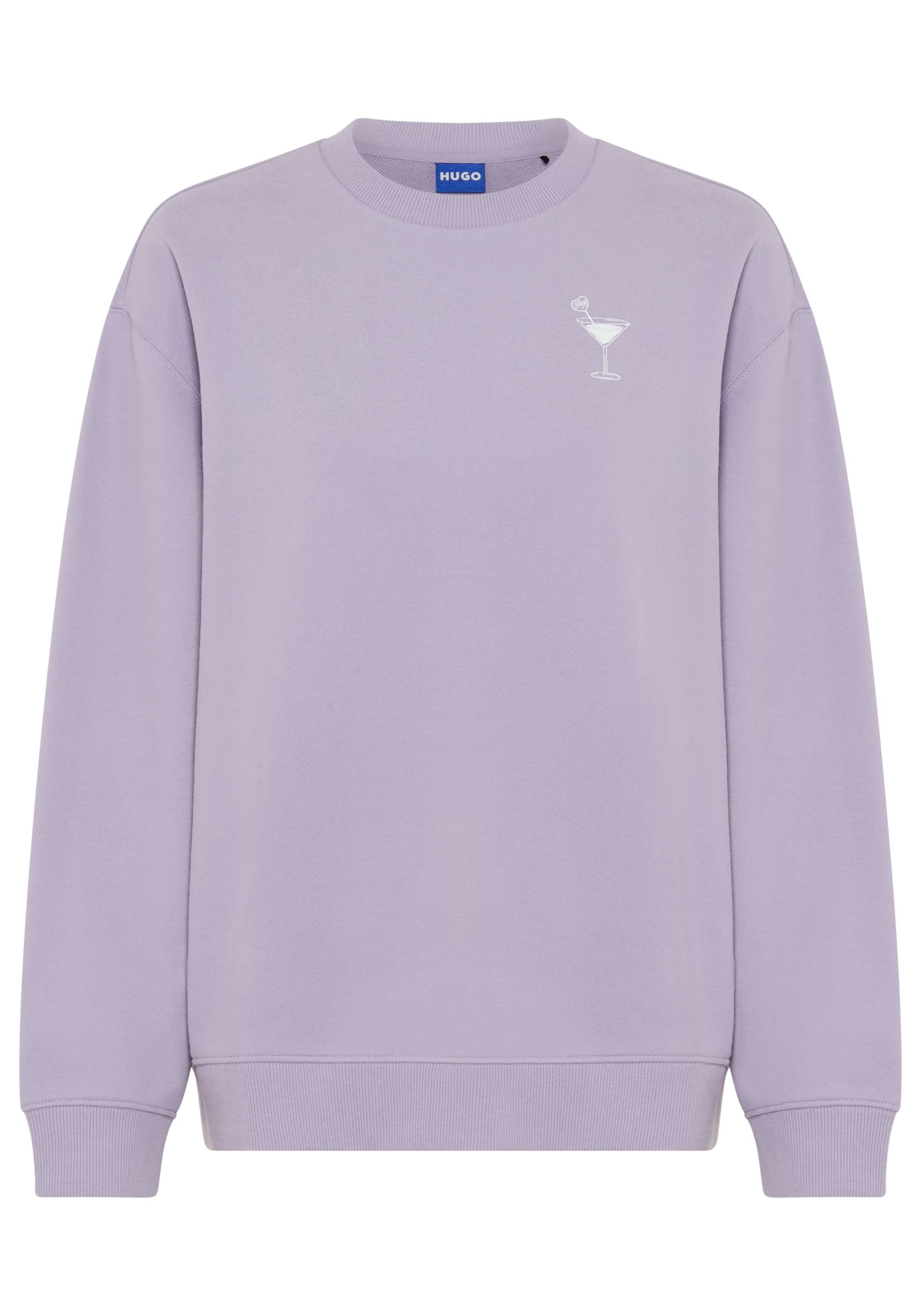 HUGO Blue Sweatshirt »Classic Crew«, mit grossem Rückenprint
