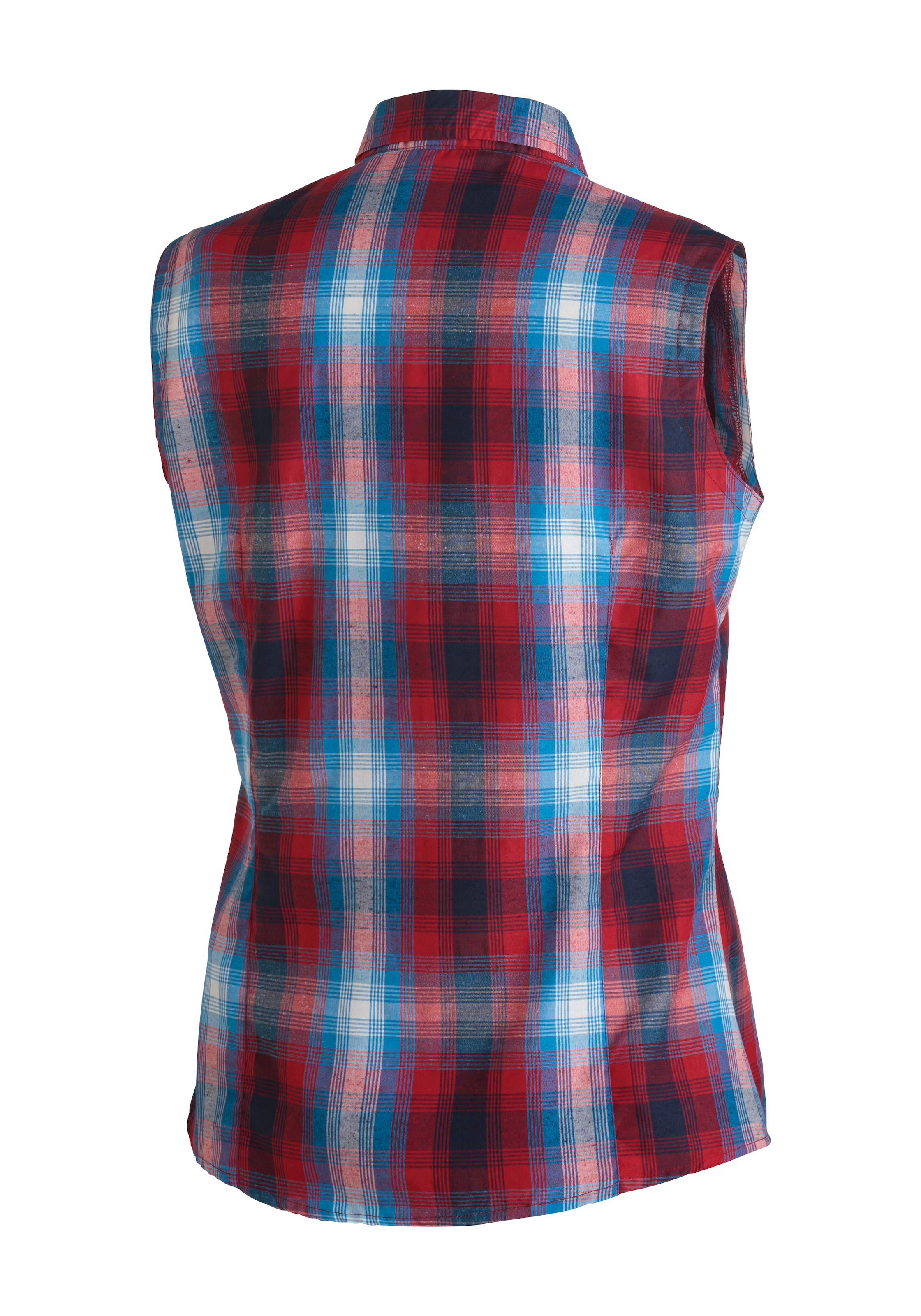 Maier Sports Funktionsbluse »Paloma« ärmellose Damen Bluse, sommerliches Blusen-Shirt, Karobluse, Reg. Fit
