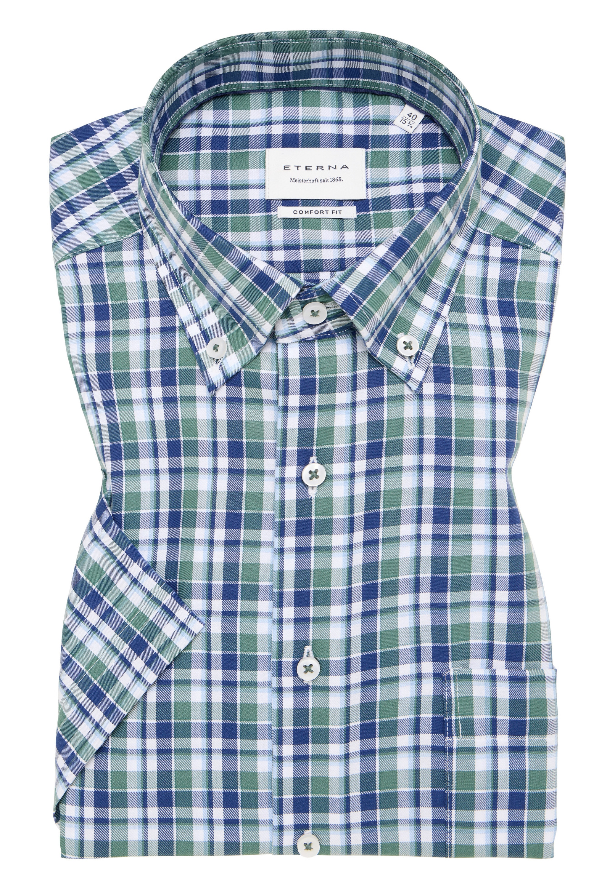 Eterna Kurzarmhemd »COMFORT FIT« NON IRON (bügelfrei)