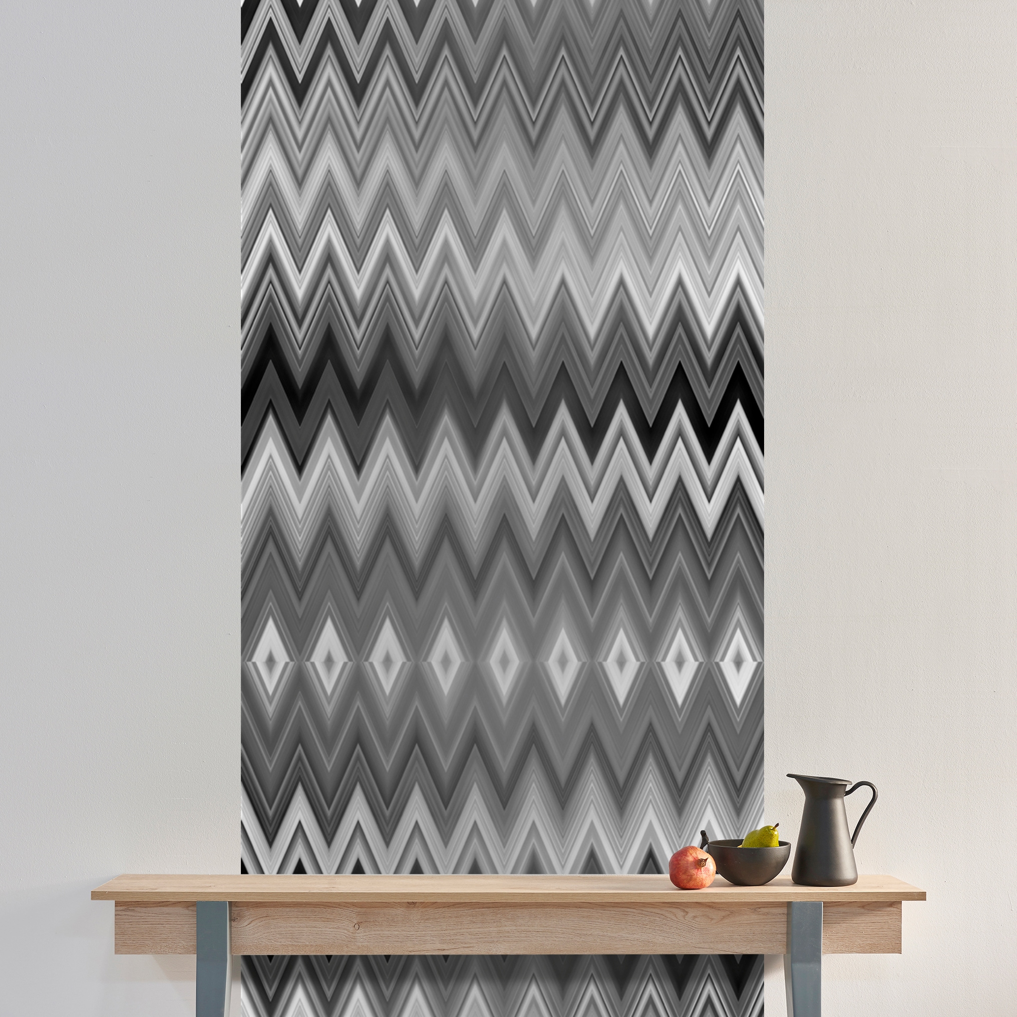 queence Vinyltapete »Ahmed« Farbverlauf | abstrakt | bedruckt glatt 90x250cm, selbstklebend, kinderleichte Anbringung, , Sticker