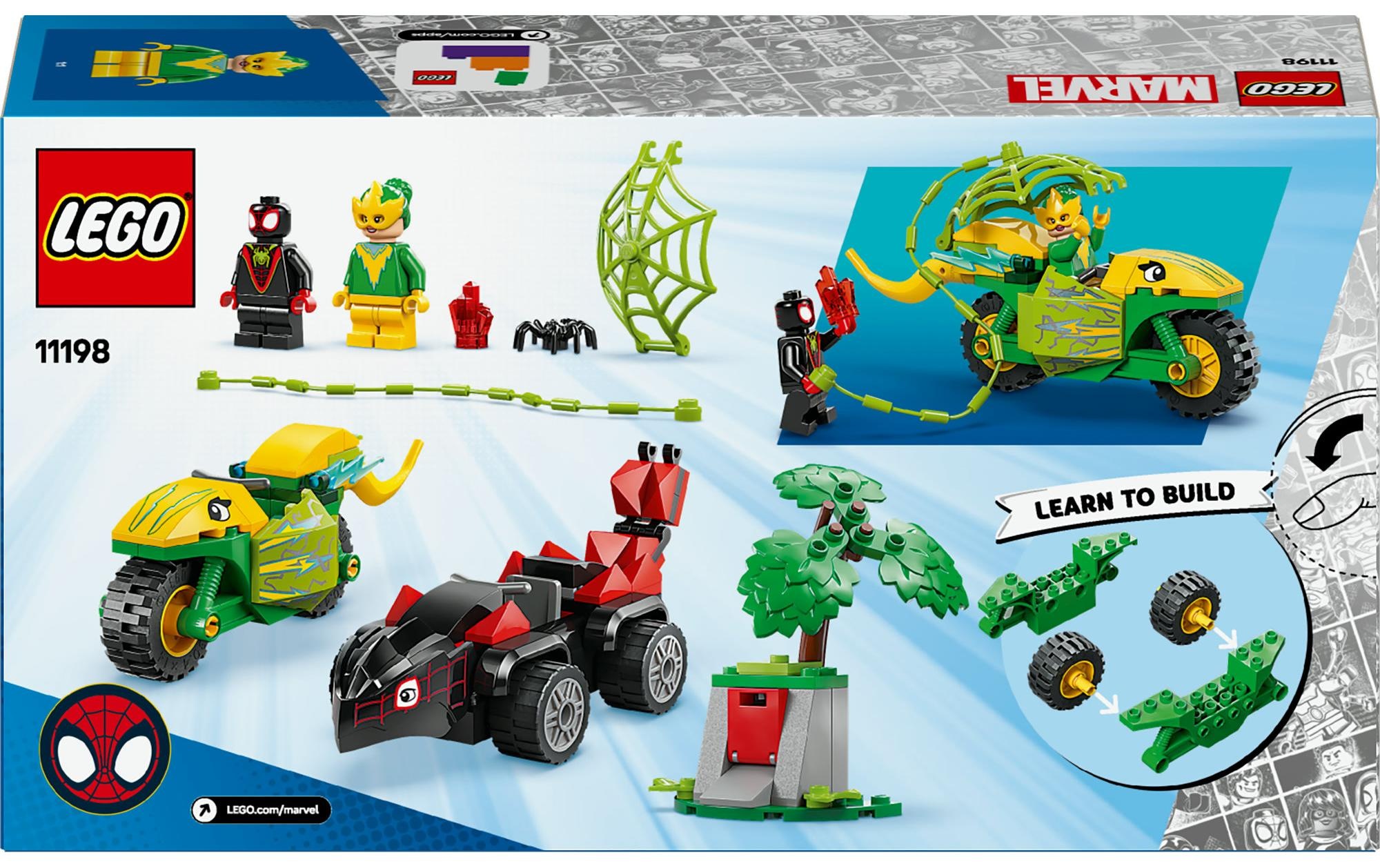 LEGO® Spielbausteine »Marvel Actionspass Dino-Flitzern«