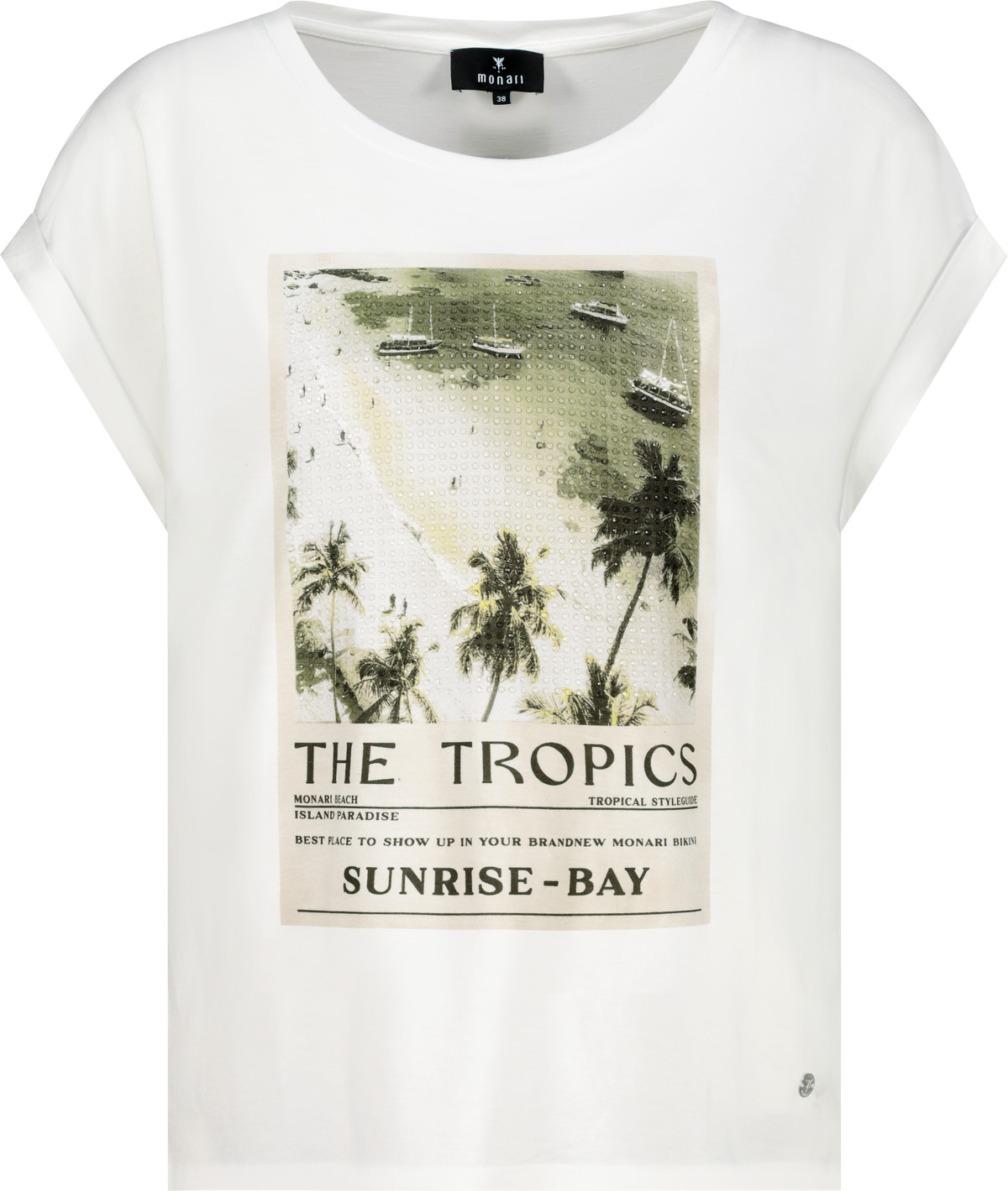 Monari T-shirt »Shirt Tropics« Coupe régulière avec imprimé