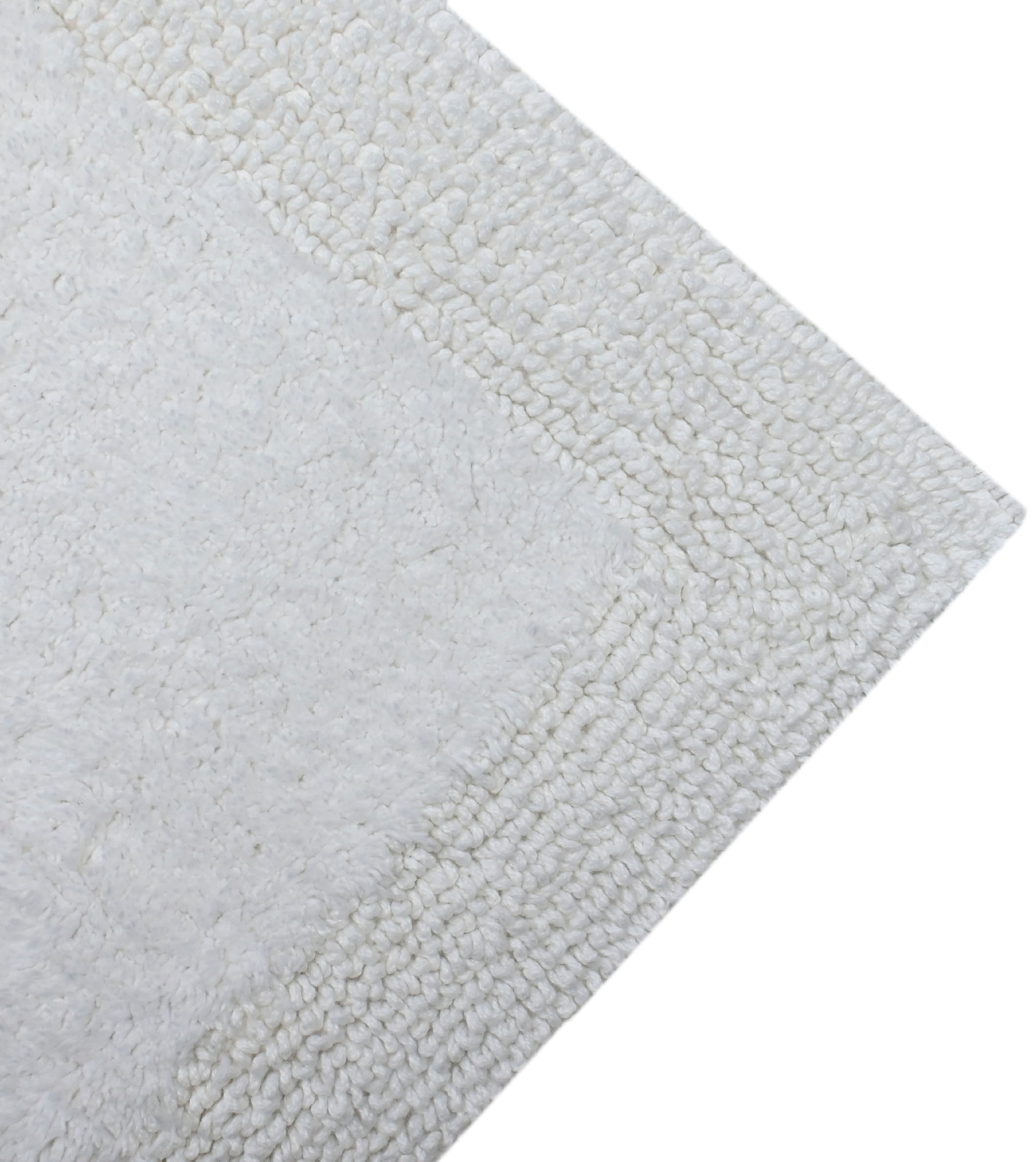 my home Badematte »Kapra, Badvorleger, Badezimmer Teppich« Höhe 14 mm beidseitig nutzbar | fussbodenheizungsgeeignet | strapazierfähig mit Bordüre, Badteppich, Badematte, Baumwolle