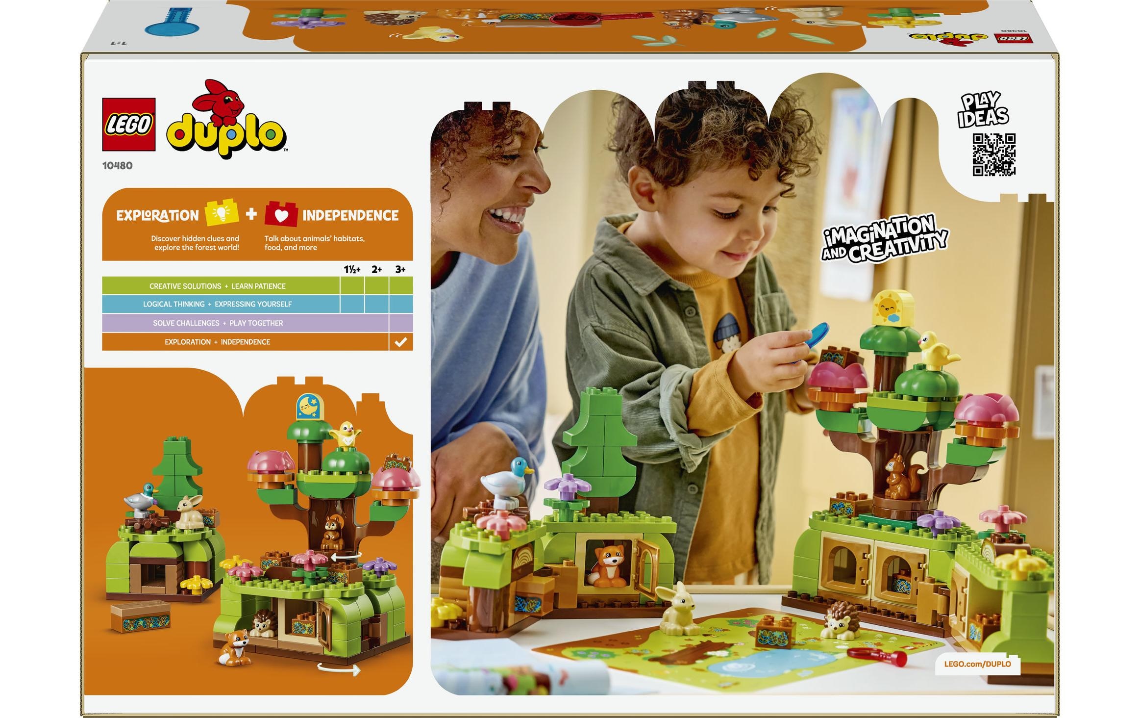 LEGO® Pions de construction »Wald mit wilden Tieren (10480), LEGO DUPLO Town« fabriqué en Europe