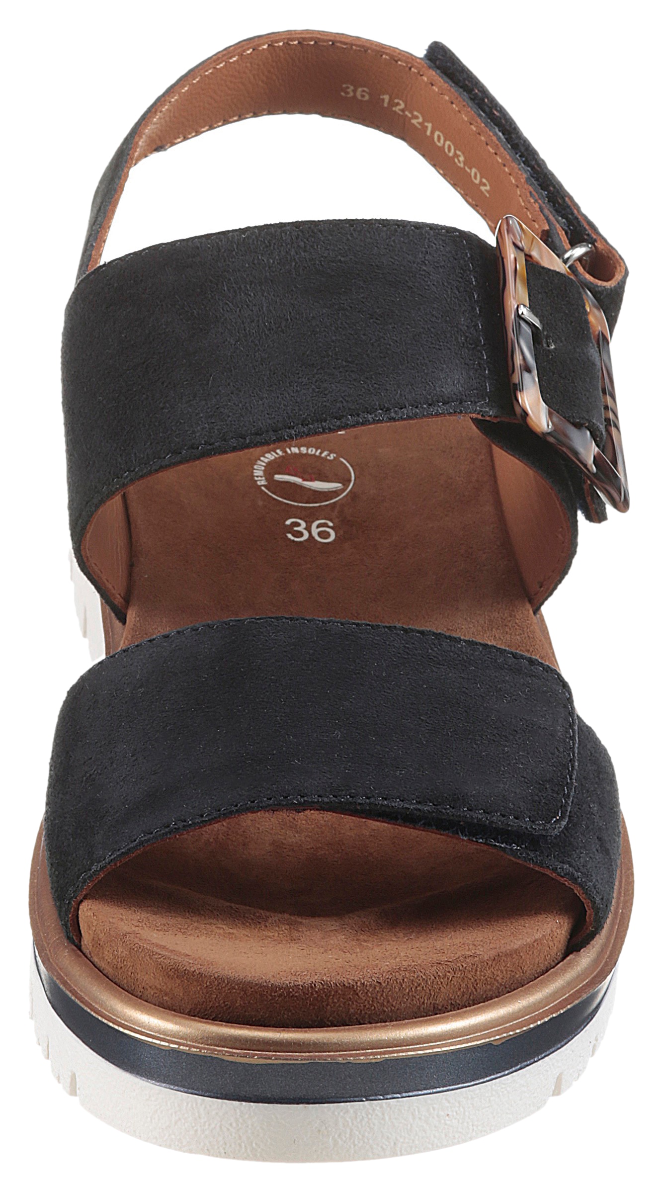 Ara Sandales à plateforme »MALAGA«  , Plateausandale, Klettschuh in Bequemweite G (= weit)