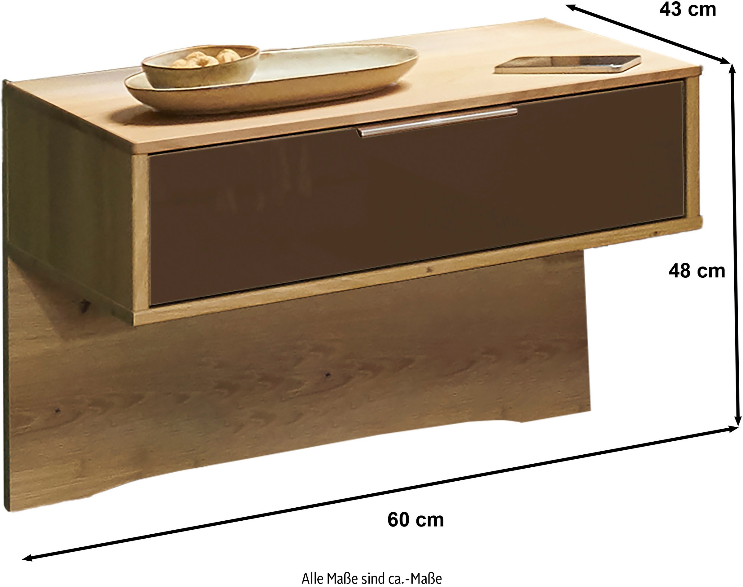 WIEMANN Nachtkonsole »Cordoba« vormontiert