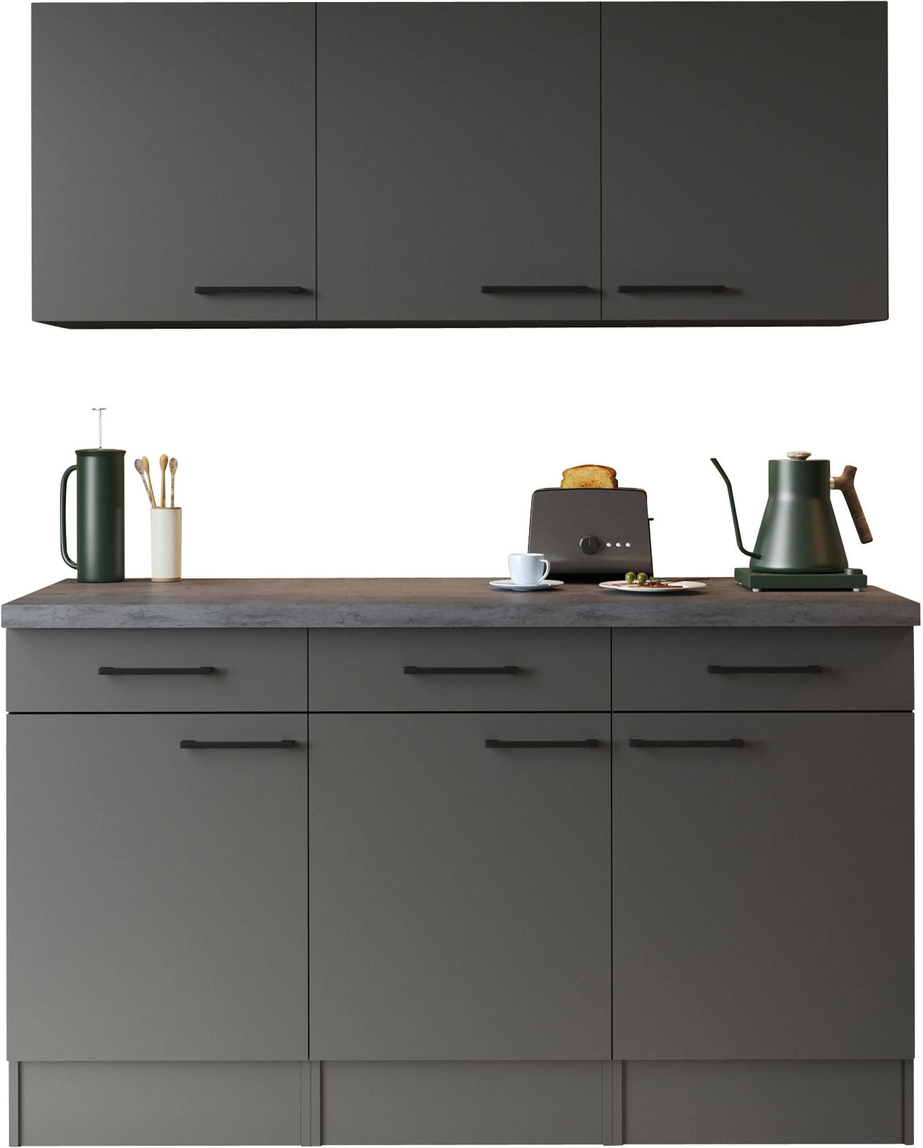 RESPEKTA Buffet »Oliver« démonté, avec fonction Soft Close, incl. armoires hautes, largeur 150 cm