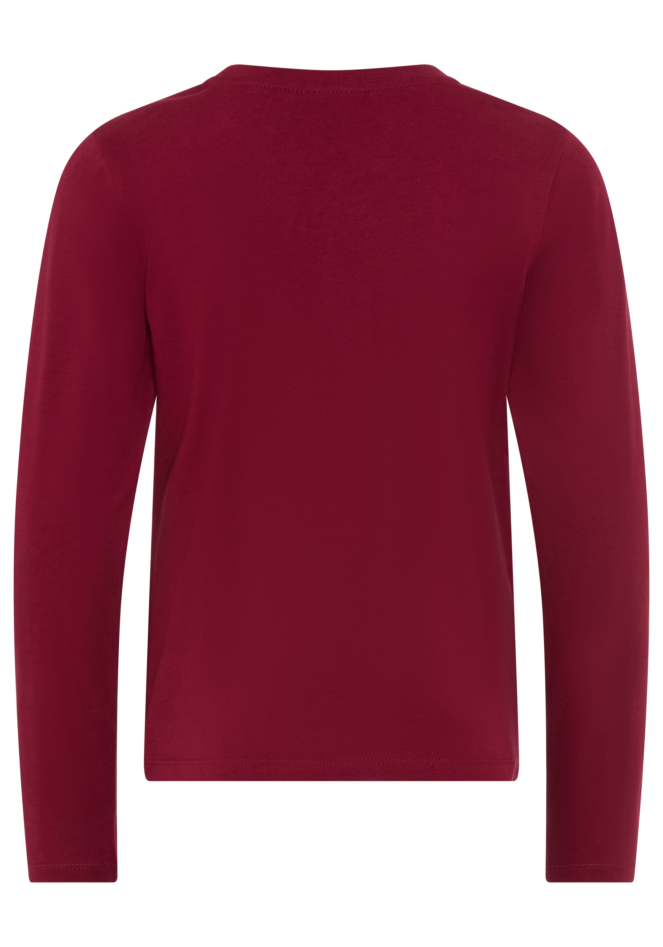 KIDSWORLD Langarmshirt »mit STERN Applikation« Langarm,  taillierter Schnitt,  mit glitzernden Pailletten