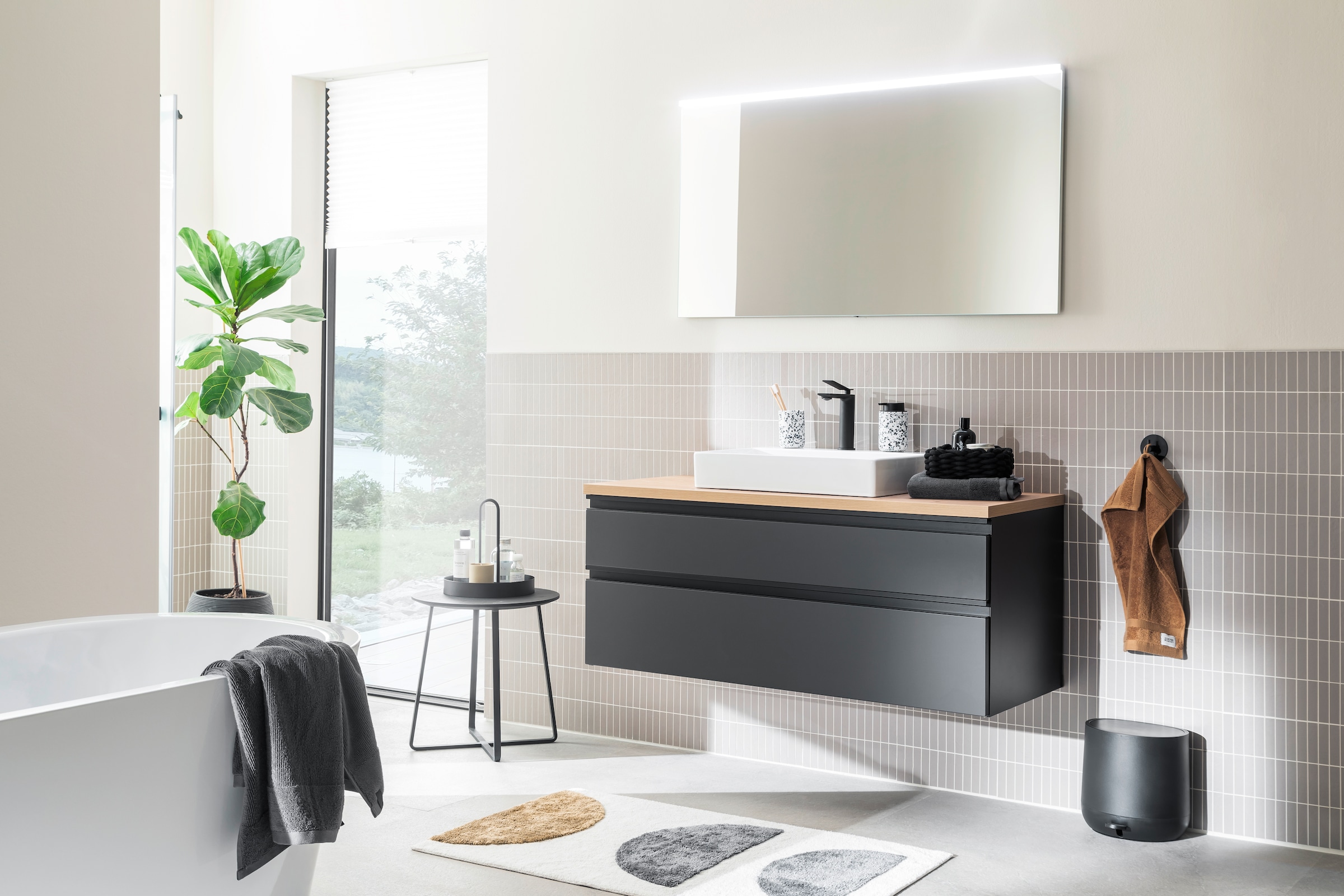 SCHÖNER WOHNEN-Kollektion Badematte »Barbados 234« Höhe 17 mm fussbodenheizungsgeeignet kuschelweicher Badezimmerteppich, waschbar