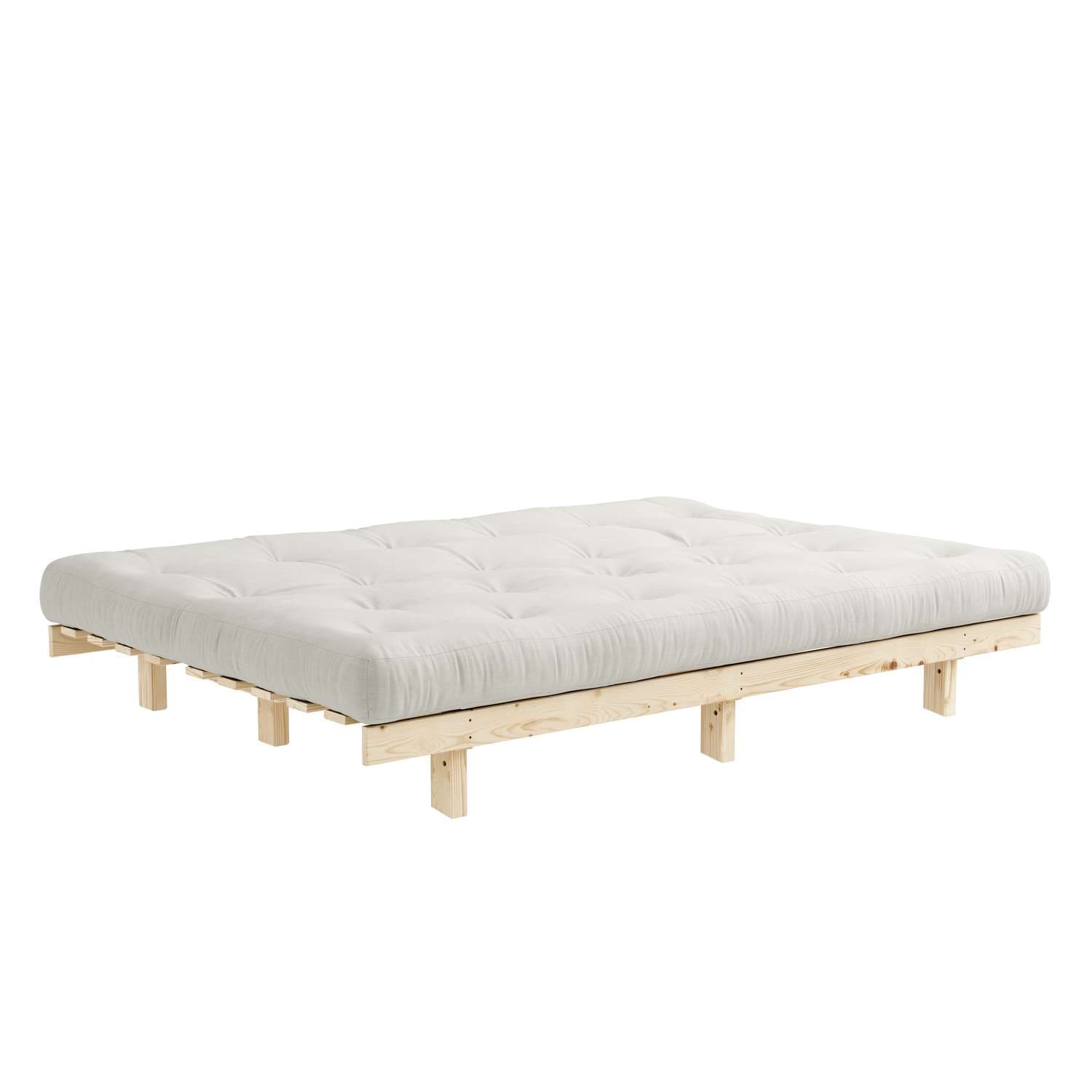 Karup Design Canapé-lit »Lean 200 Schlafsofa, Gästebett, Sofa mit Futonmatratze« Incl. matelas futon, surface de couchage 130x200 cm, pin certifié FSC®