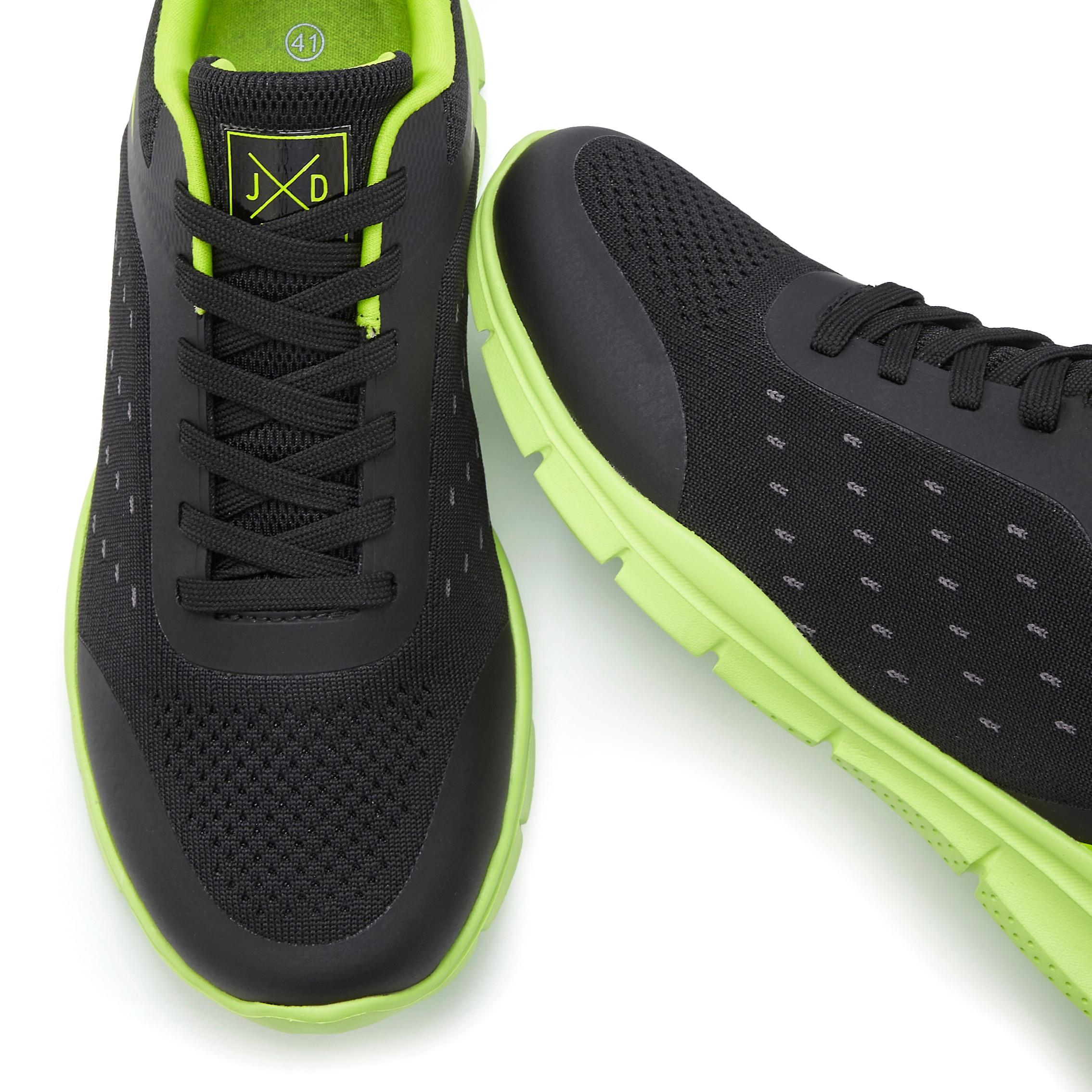 John Devin Sneakers »Schnürschuh, Freizeitschuhe, Schnürhalbschuhe, Halbschuh, Turnschuh«  im sportiven Look mit farbiger und flexibler Sohle VEGAN