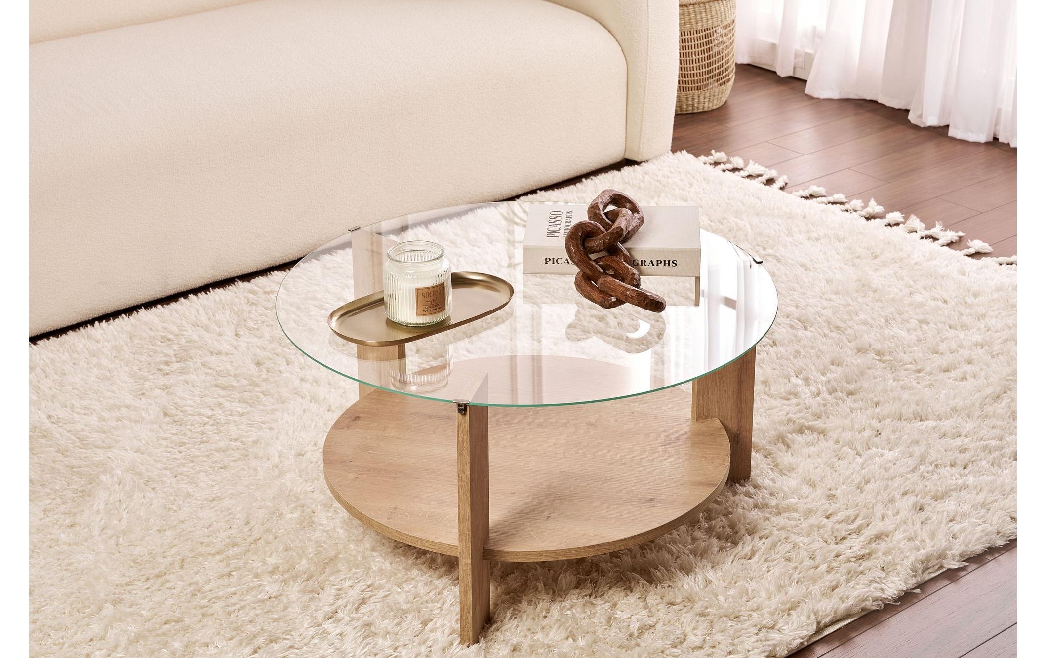   Table basse »Clara Sapphire Oak 75 x 40 cm«