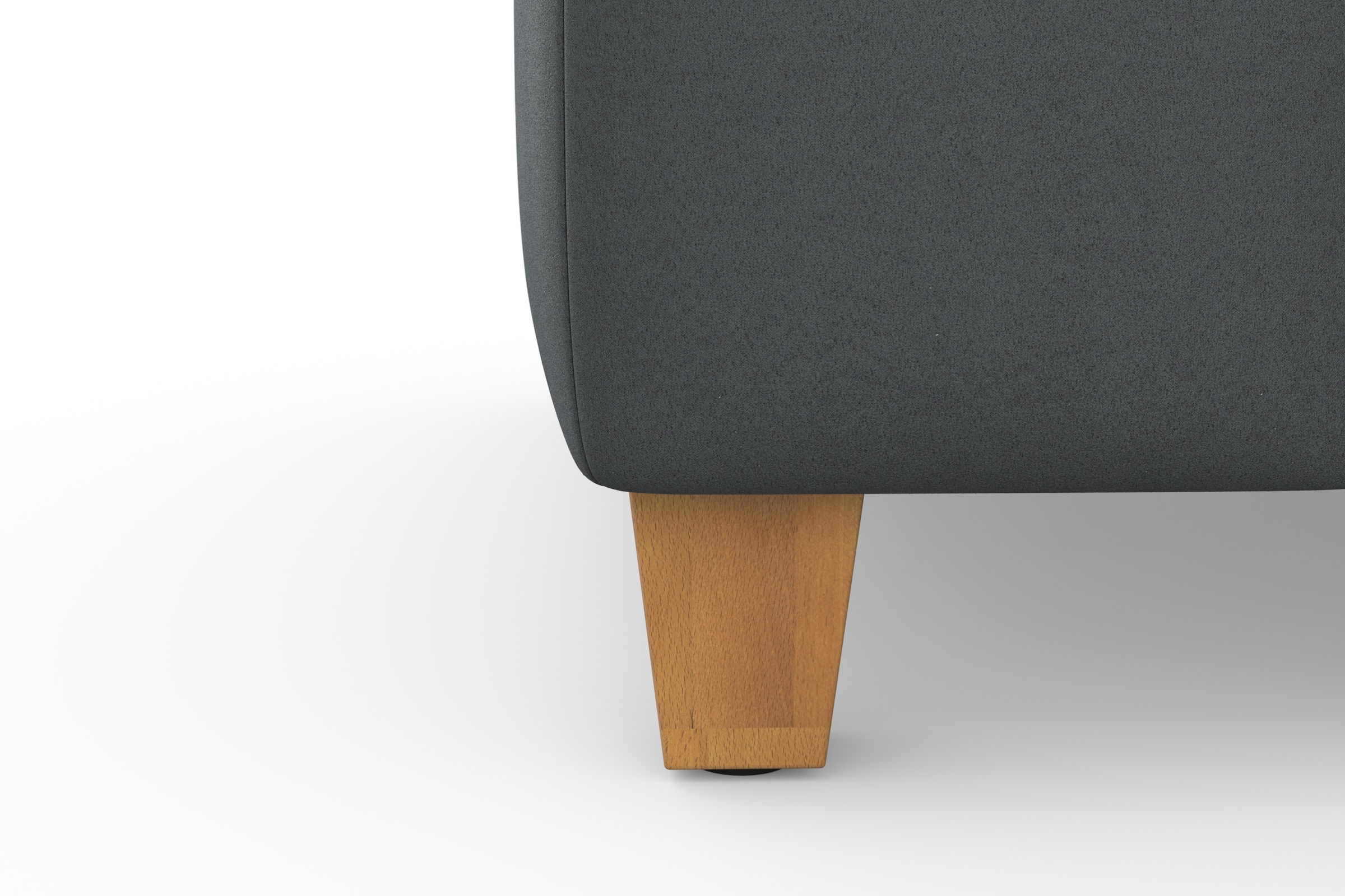 sit&more Canapé d'angle »Westham L-Form« mit Recamiere, mit oder ohne Bettfunktion, Bettkasten, Füsse Eiche