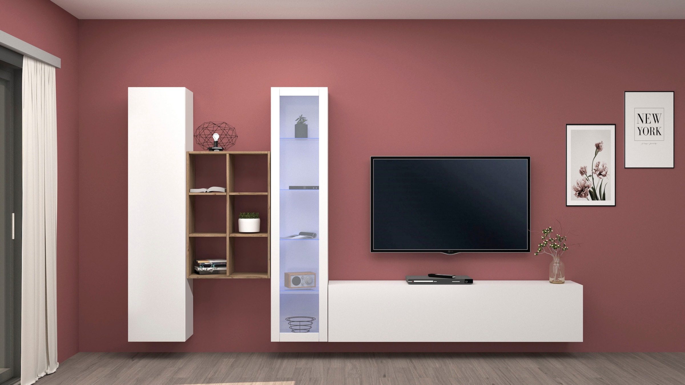 Home affaire Meuble mural »Maruska« 1 cuis tlg.