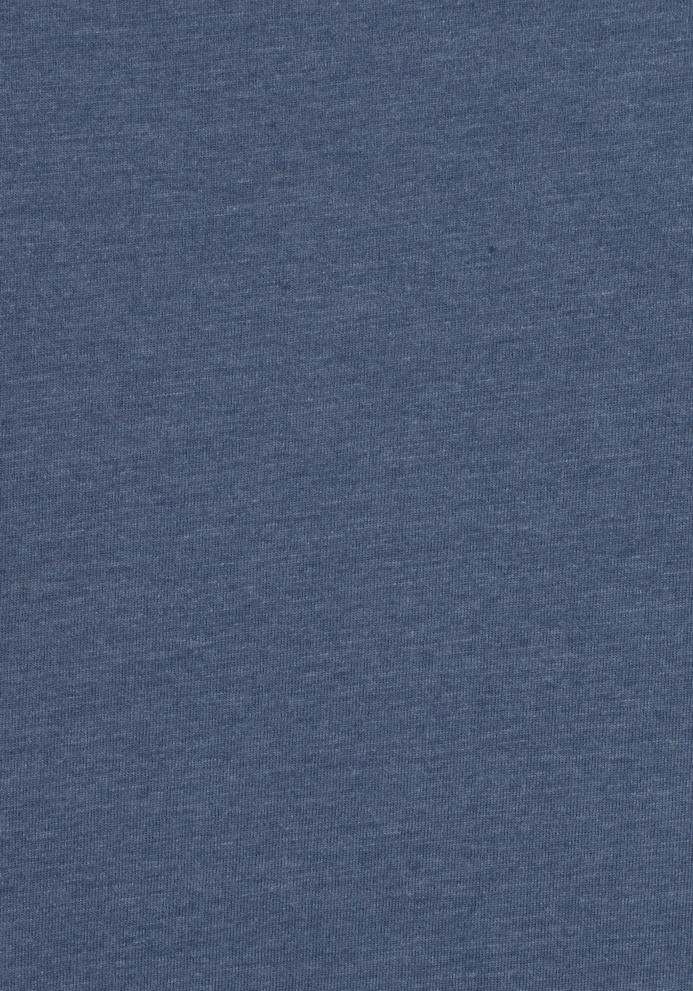 Arizona Shorty 2 cuis tlg., meliert mit Rundhalsausschnitt Brusttasche