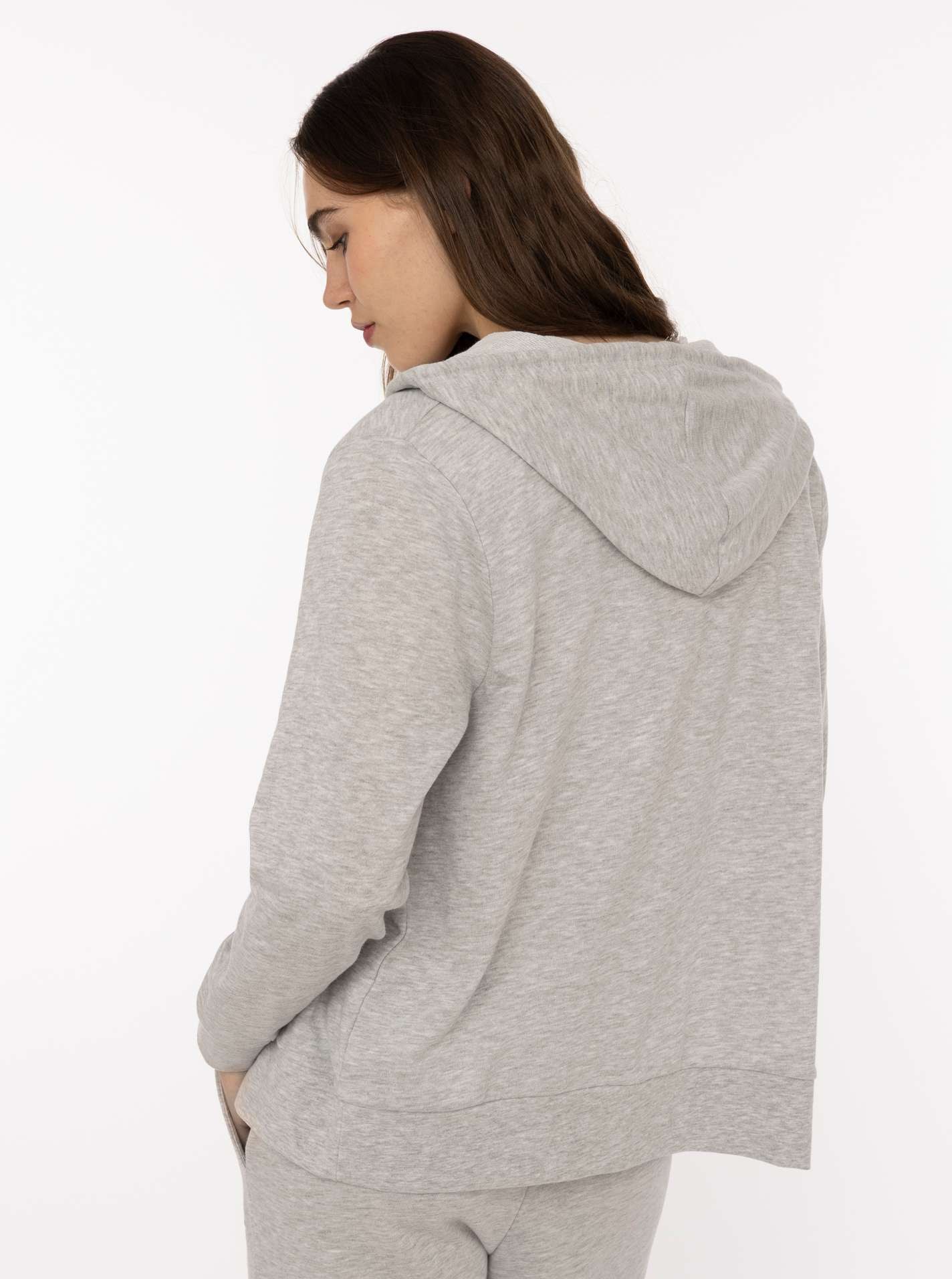 Zwillingsherz Sweat à capuche »"Feel Good Club"« Kapuze, zum Binden, Taschen, kleine Stickerei vorne