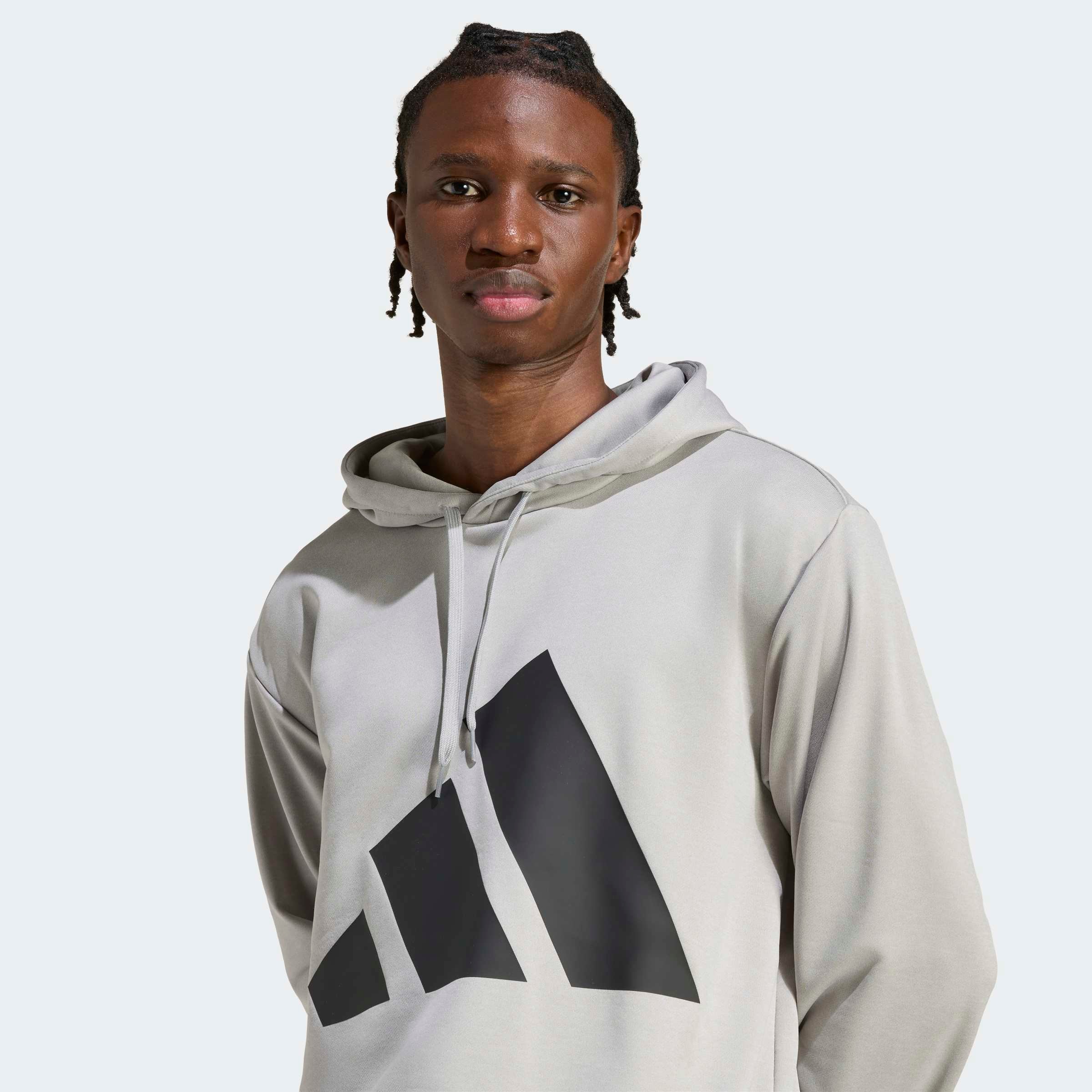 adidas Sportswear Combinaison d'entraînement »BIG LOGO HOODED« 2 pièces Set aus Hose und Hoodie, aus French-Terry-Material, zweiteilig