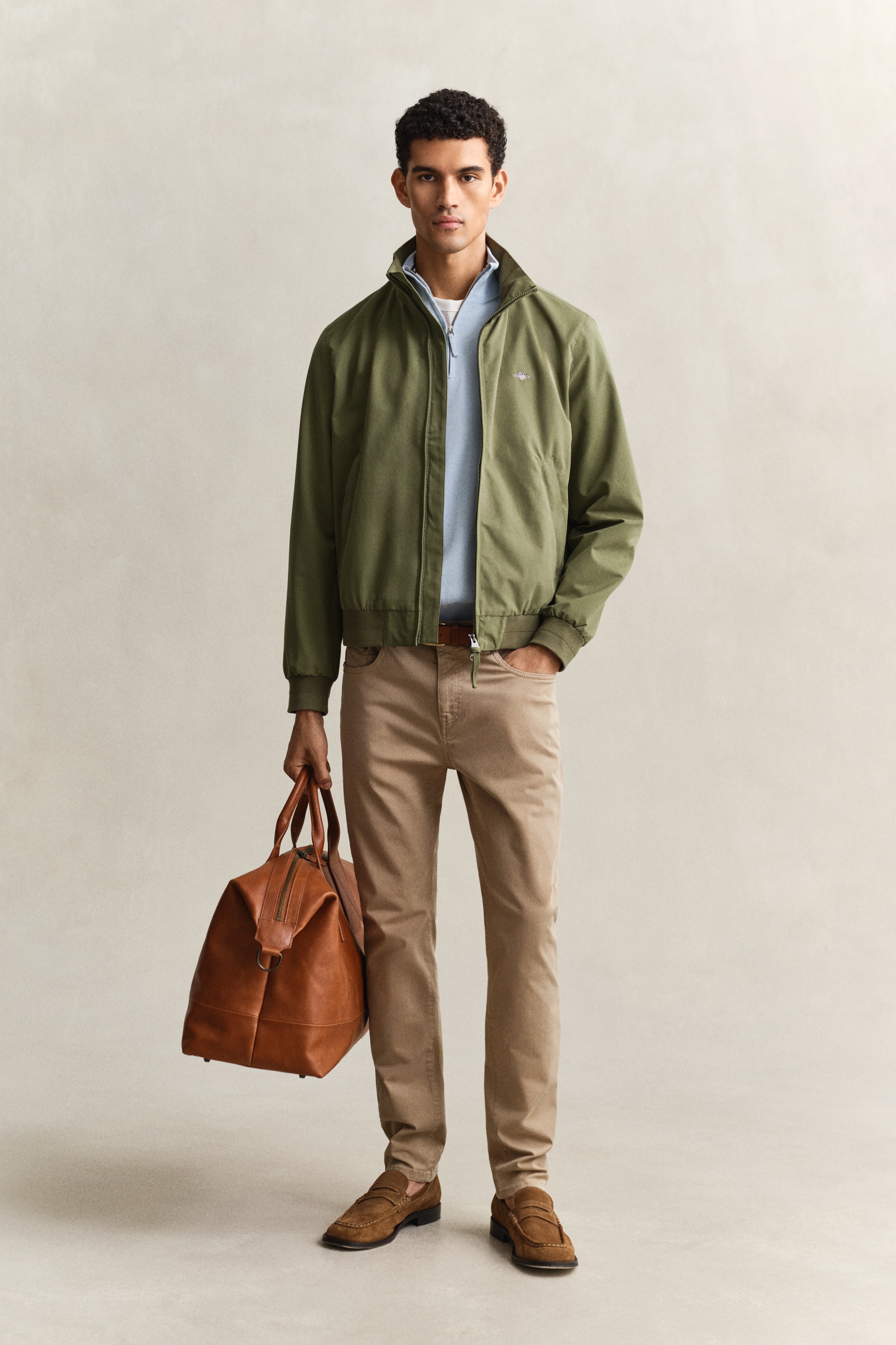 Gant Blouson »LIGHTWEIGHT HAMPSHIRE« ohne Kapuze Regular fit mit Stehkragen