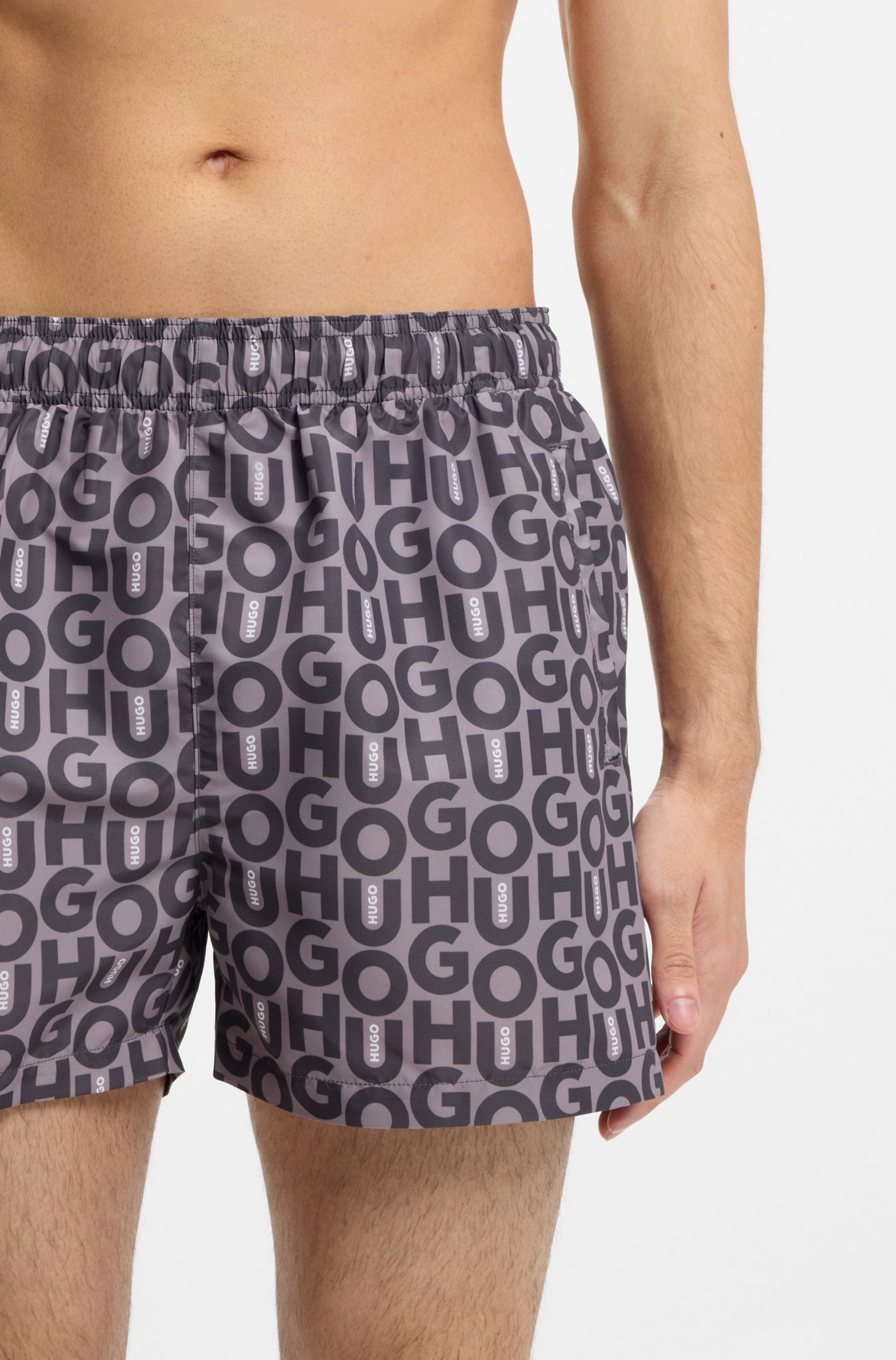 HUGO Underwear Short de bain »NALU« elastischer Bund, Allover Print