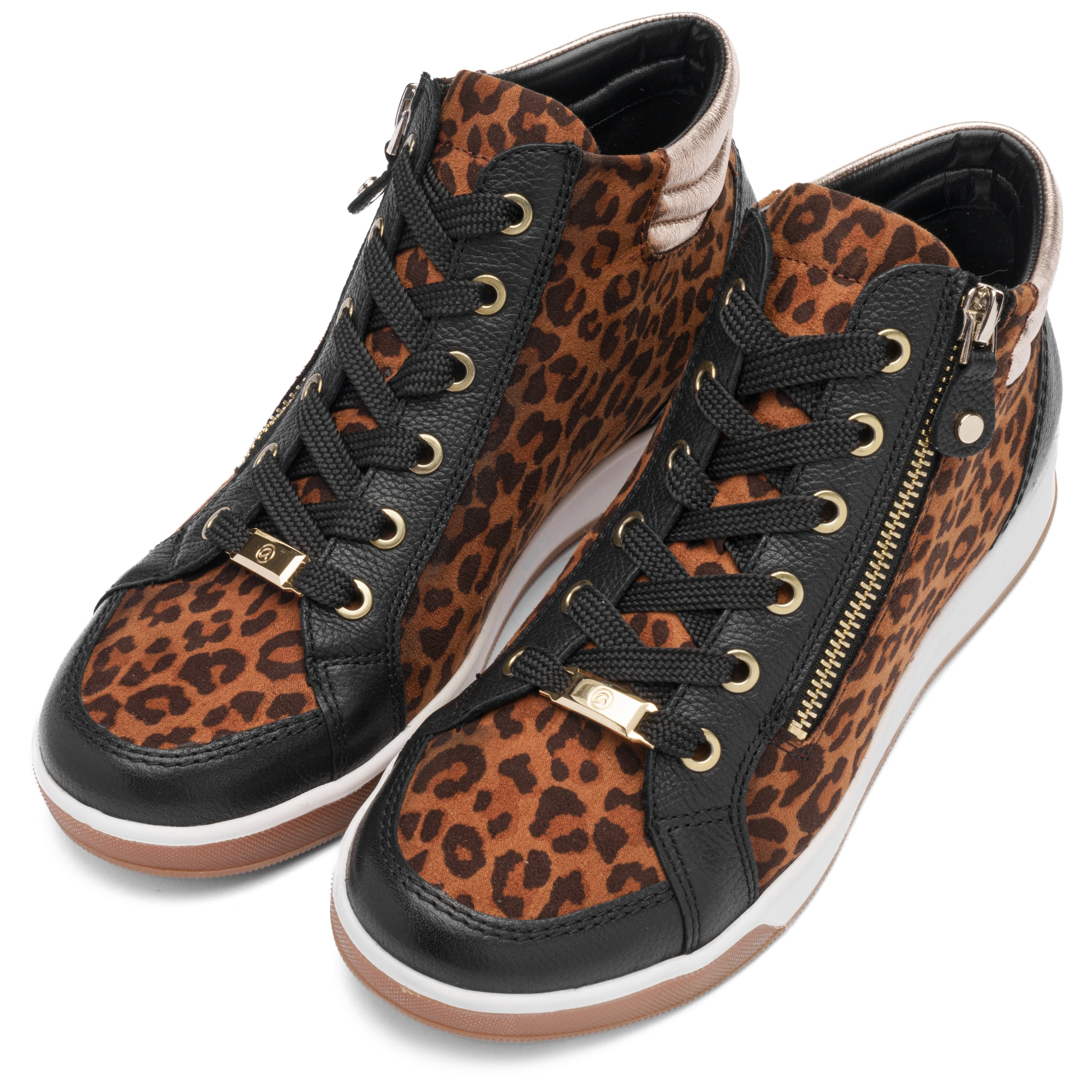 Ara Bottines de sneakers »ROM«  baskets montantes, boots à lacets avec garnitures contrastées