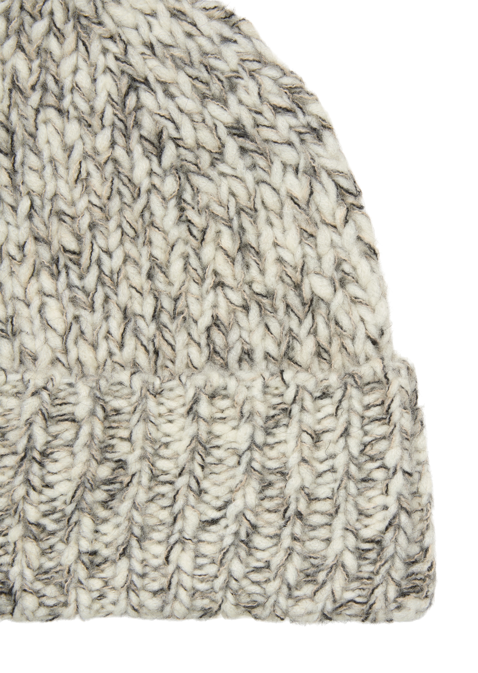 Marc O'Polo DENIM Strickmütze aus hochwertigen Wollmix, meliert