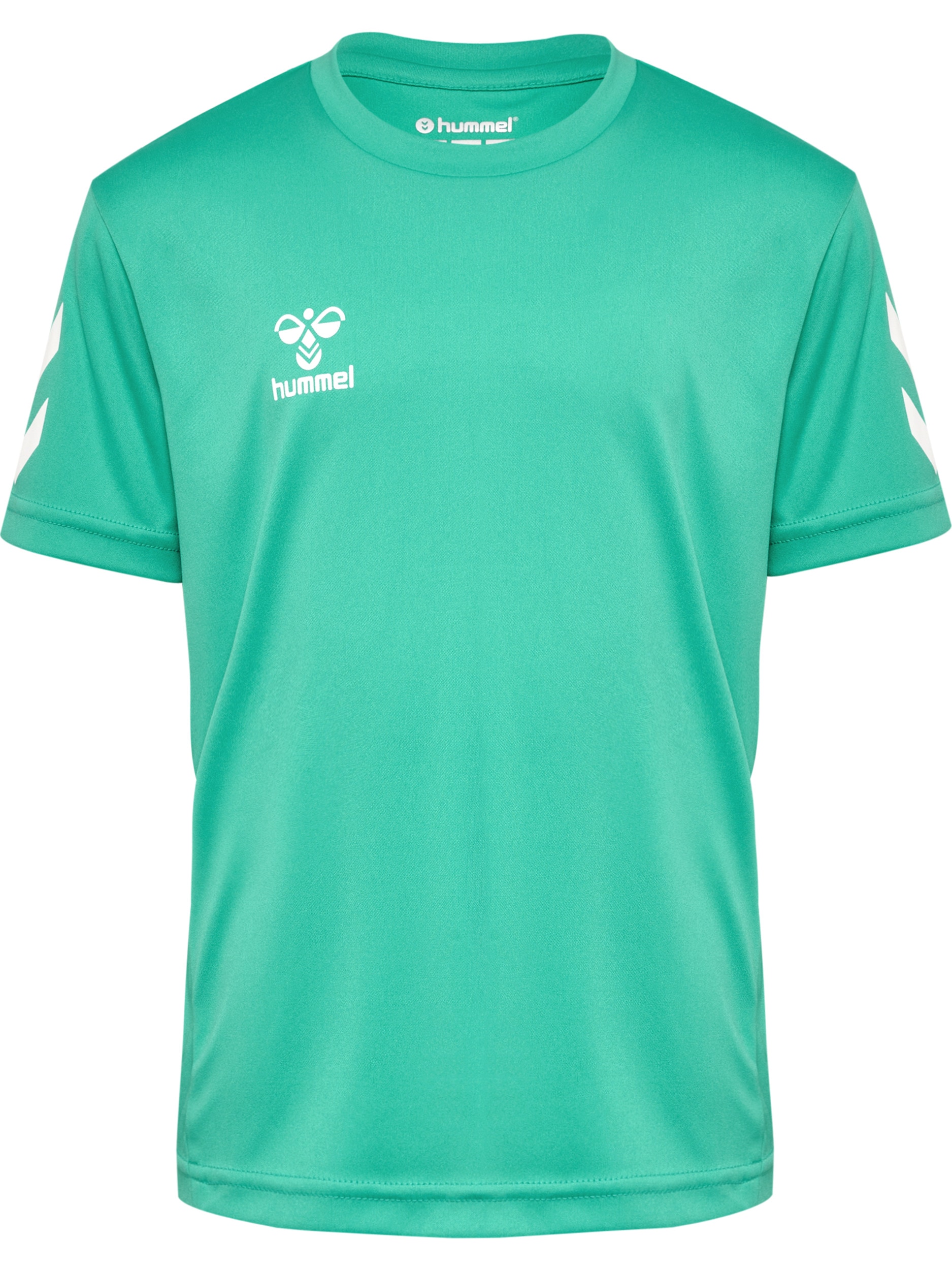 hummel T-Shirt & Shorts »HMLLOGO SET KIDS« Set, 2, 2 tlg. mit elastischem Bund, aus Polyester, pflegeleicht, sportlicher Stil