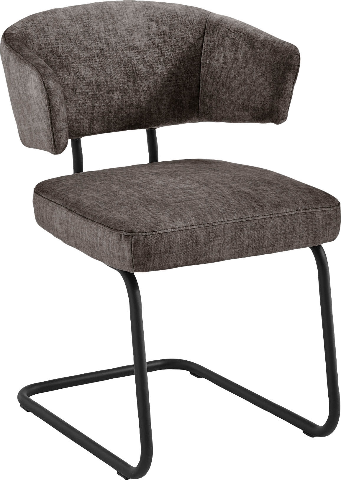 K+W Komfort & Wohnen Chaise cantilever »Mikkado Tube« () 1 cuisdos arrondi, structure tubulaire ronde, entretoise, confort d'assise