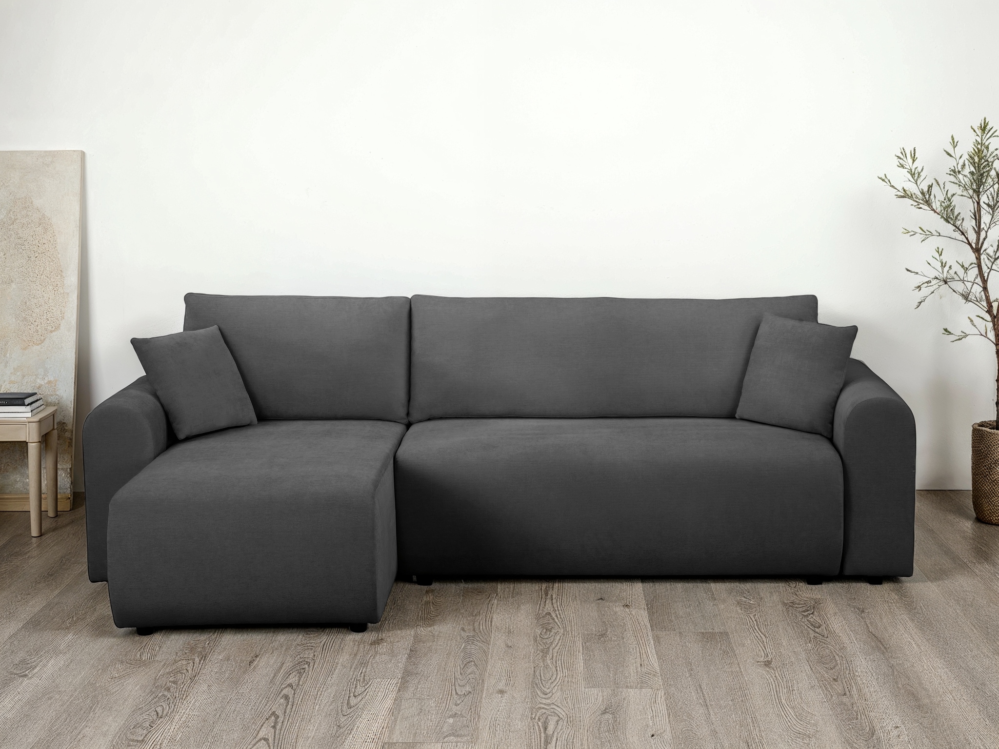 GOODproduct Ecksofa »JONAA L-Form, 241cm - OTTO. Verlässliche Qualität.« 133/200cm, Recamiere links/rechts, Bettkasten, Cord u. Struktur