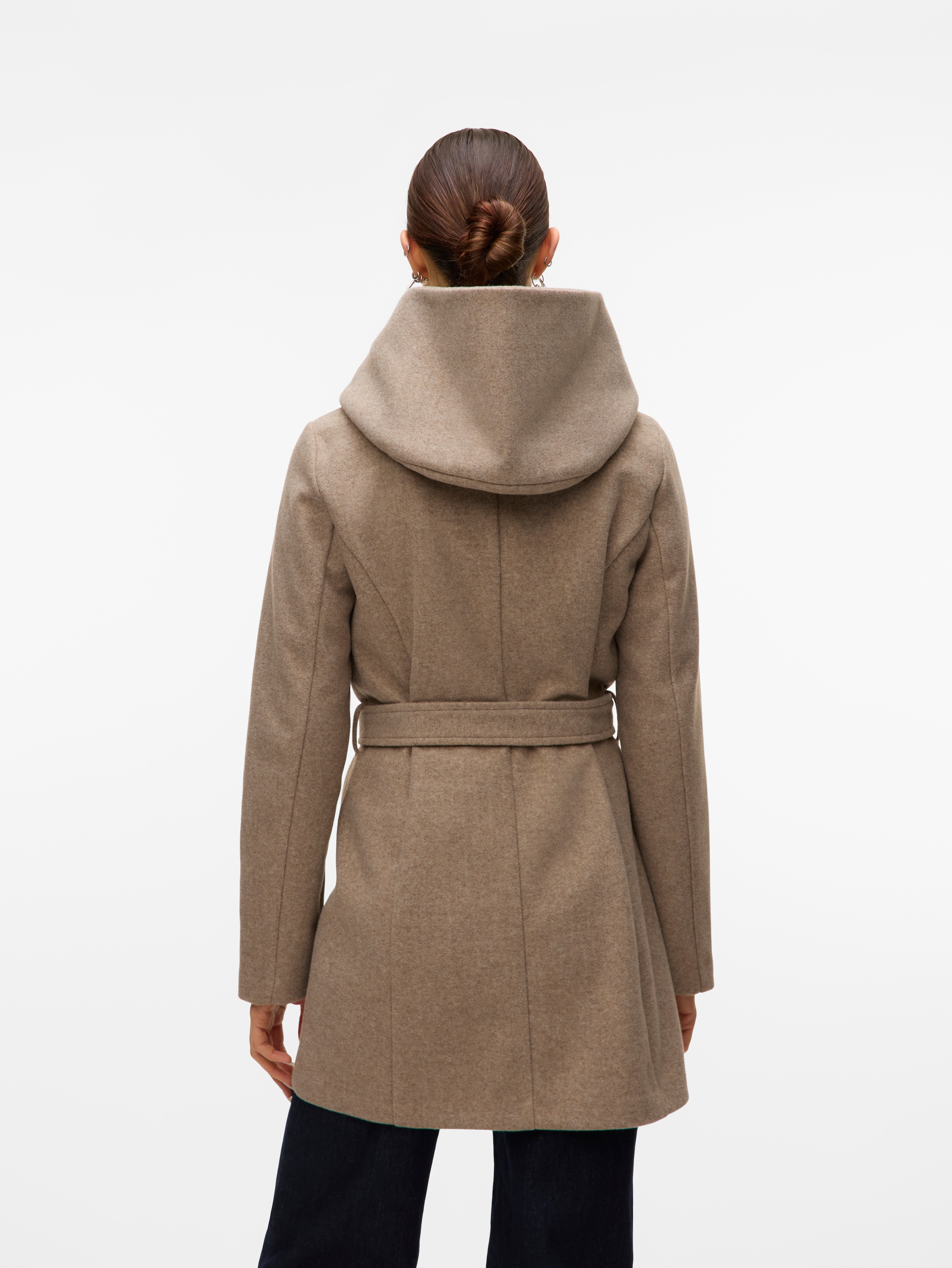 Vero Moda Veste longue »VMPOPLIVA JACKET GA BOO« mit Kapuze