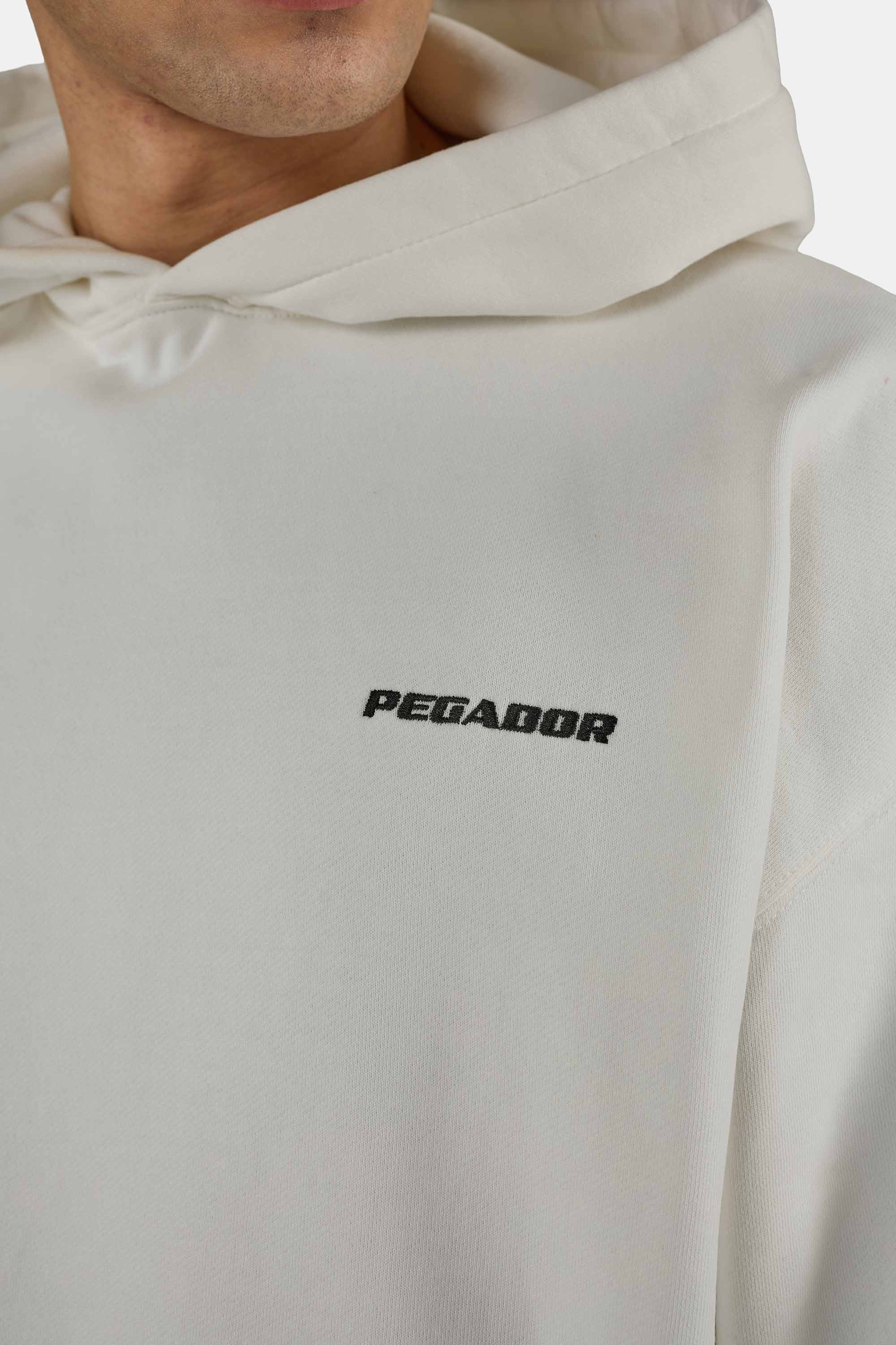 PEGADOR Sweat à capuche »Logo Oversized Hoodie«, mélange de coton, oversize
