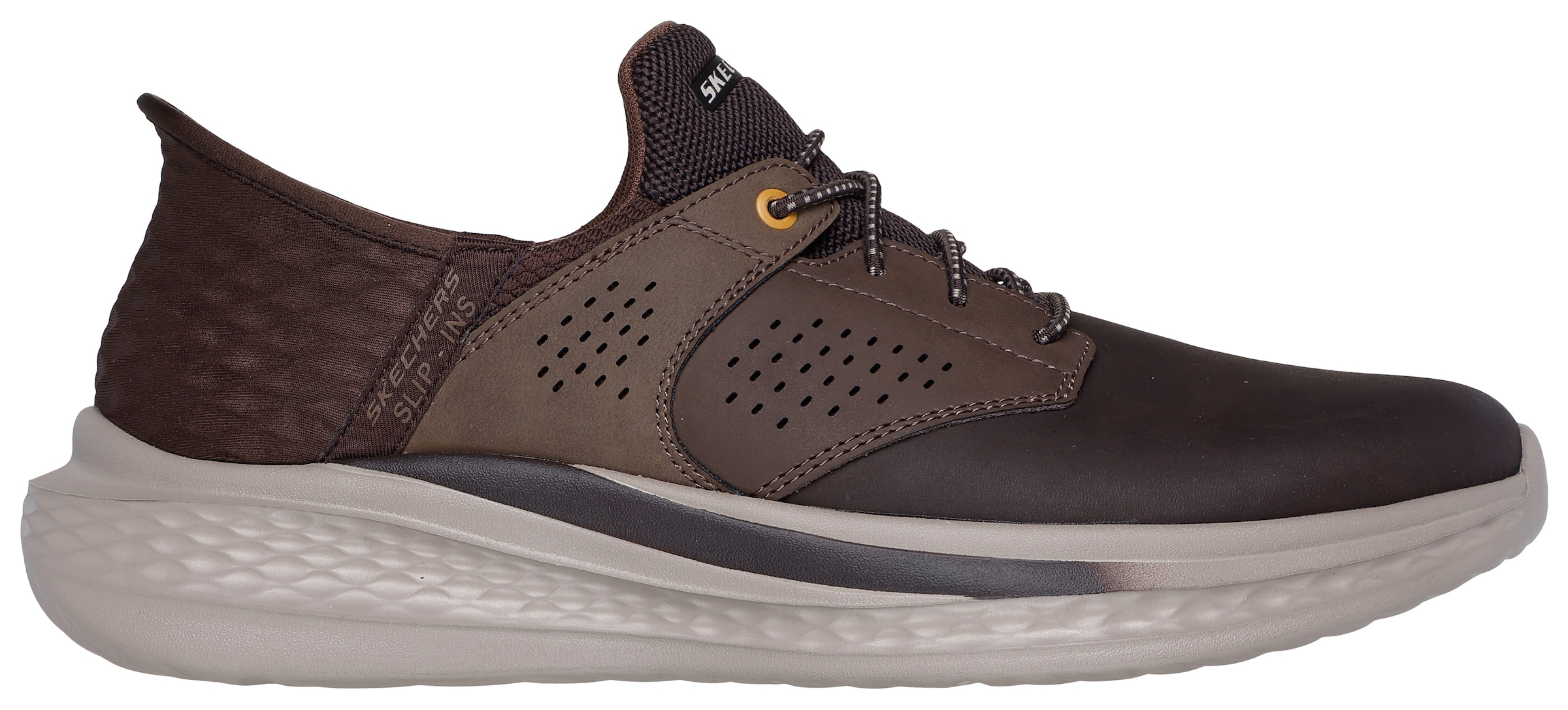 Skechers Slip-On Sneaker »SLADE«  Komfortschuh mit komfortablem Heel Pillow™ Fersenkissen