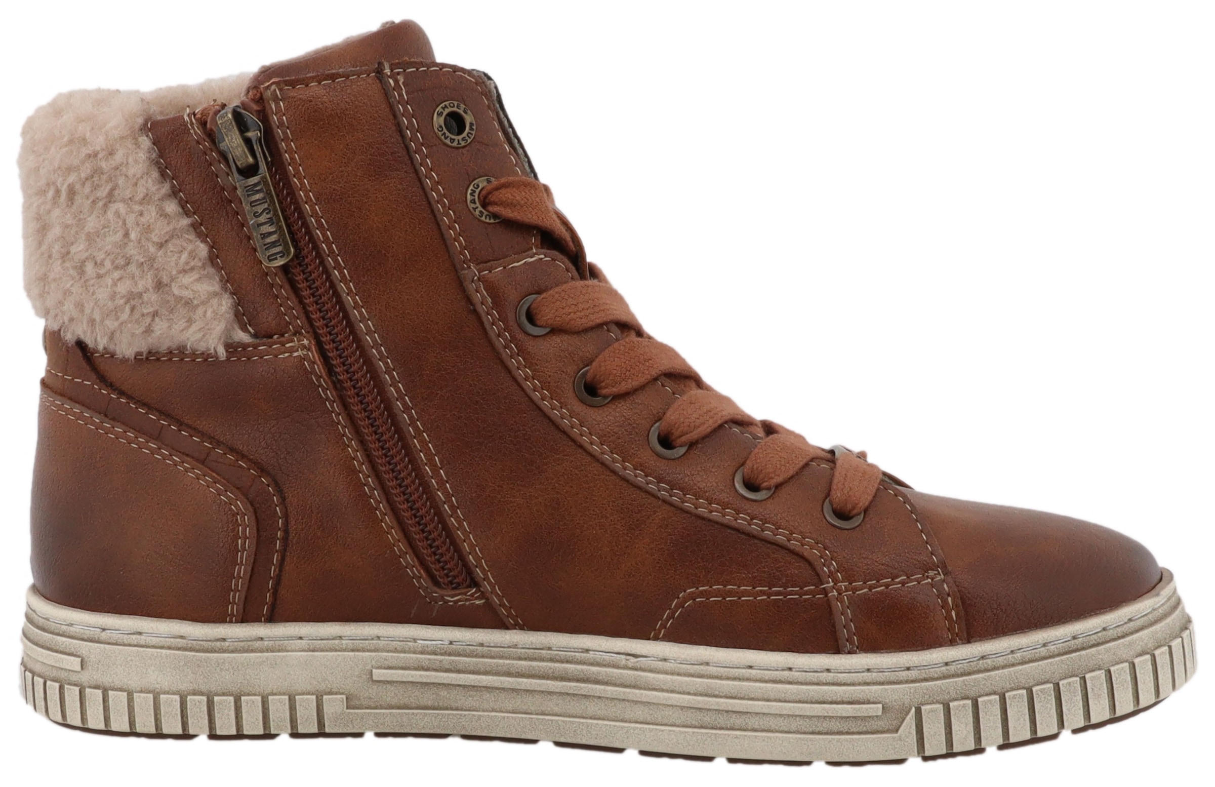 Mustang Shoes Bottes d'hiver »Janique«  sneakers montantes, boots d’hiver avec doublure chaude