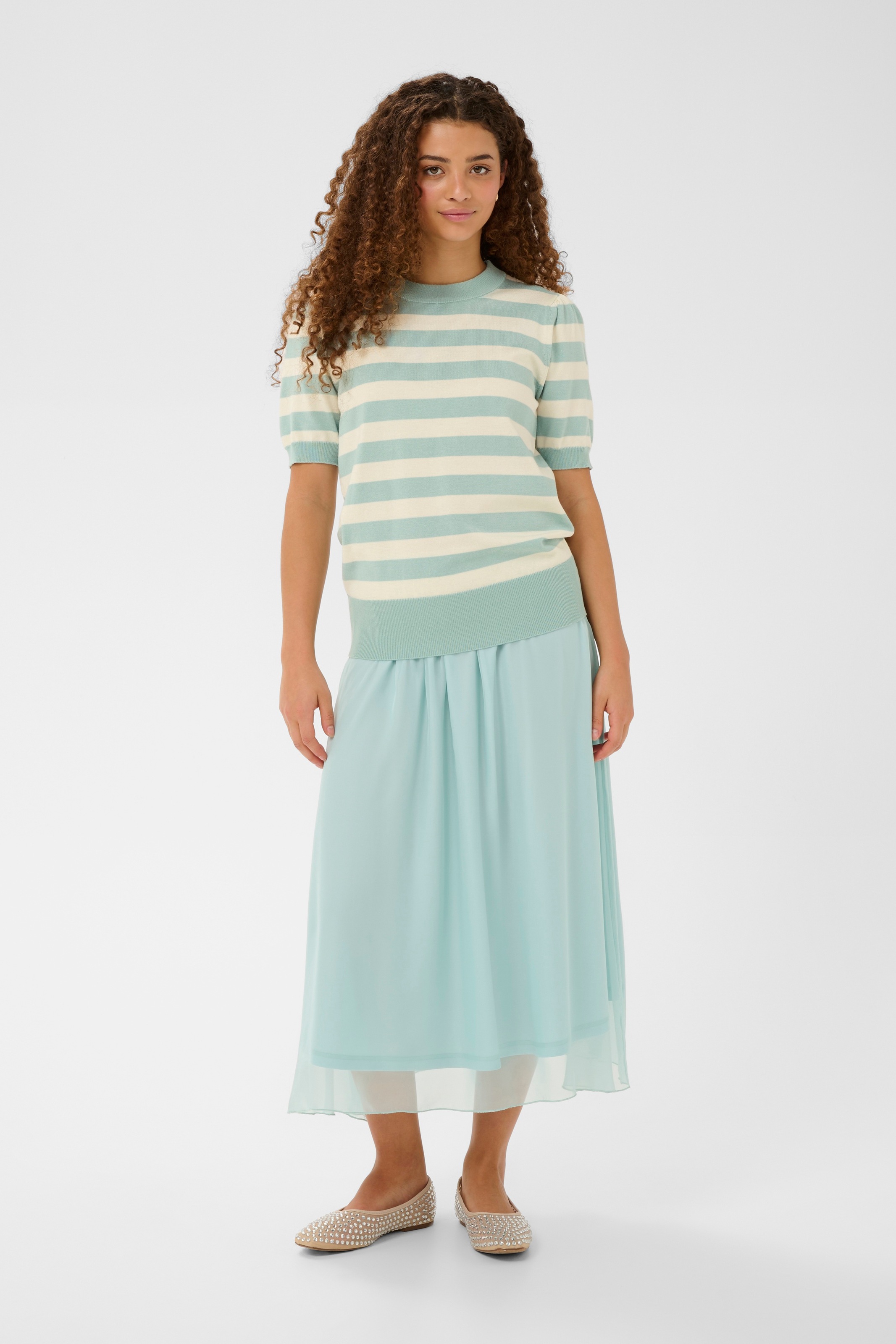 Saint Tropez Pull en tricot »MilaSZ SS Block Stripe Pullover«