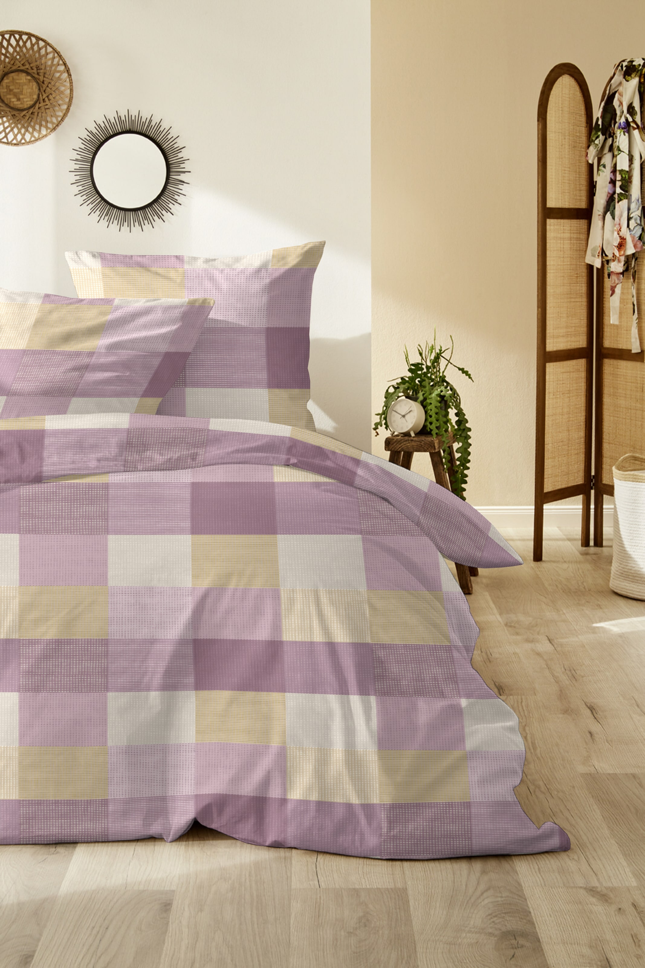 Primera Linge de lit »Feinbiber-Bettwäsche« 2 cuis doux comme du velours et naturellement en pur coton