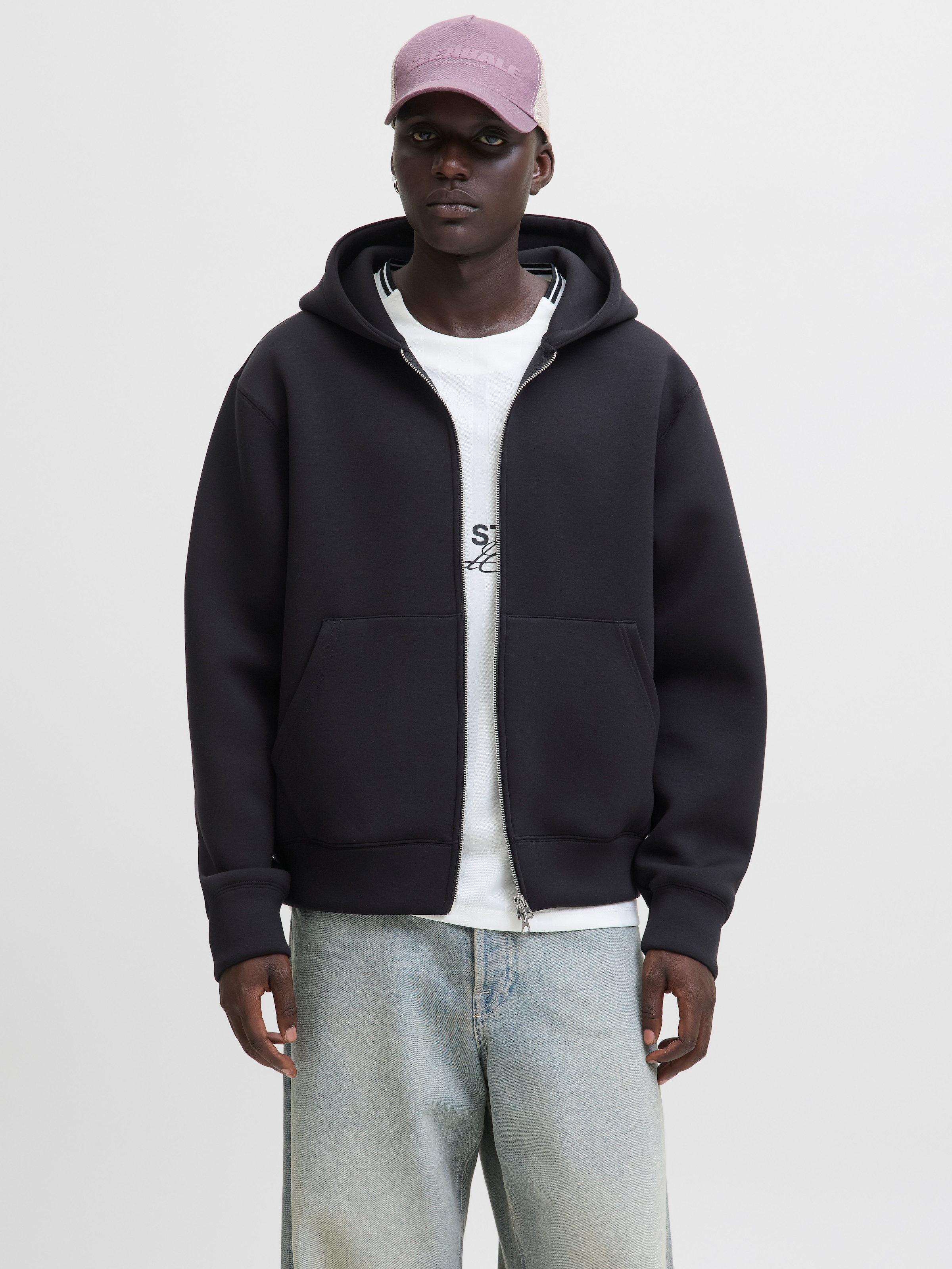Jack & Jones Sweat à capuche »JCOCOVER SCUBA SWEAT ZIP HOOD NOOS«
