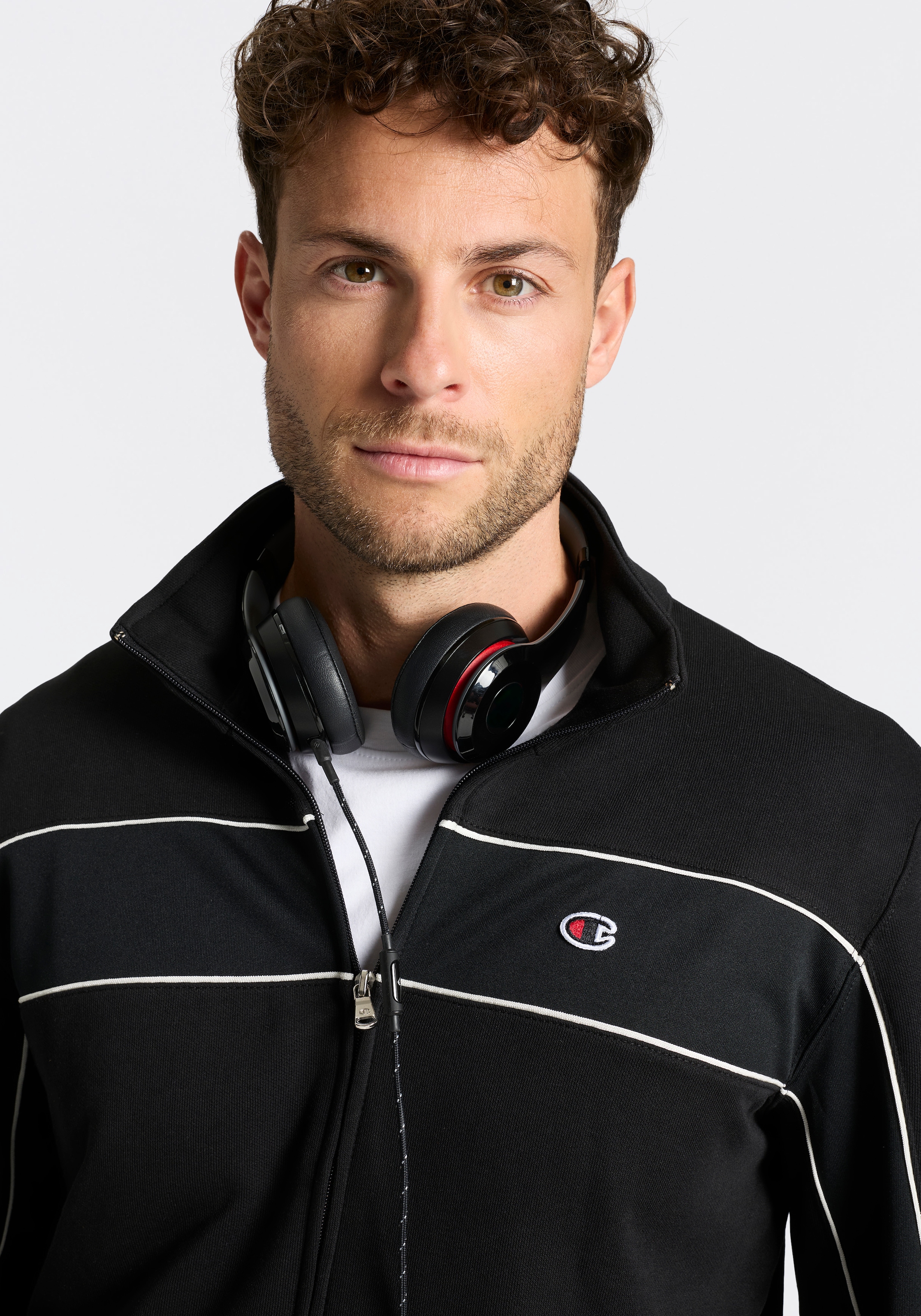 Champion Jogginganzug »Terry Full Zip Sweatshirt« 2 tlg. für sportliche Aktivitäten, aus Baumwolle und Polyeste