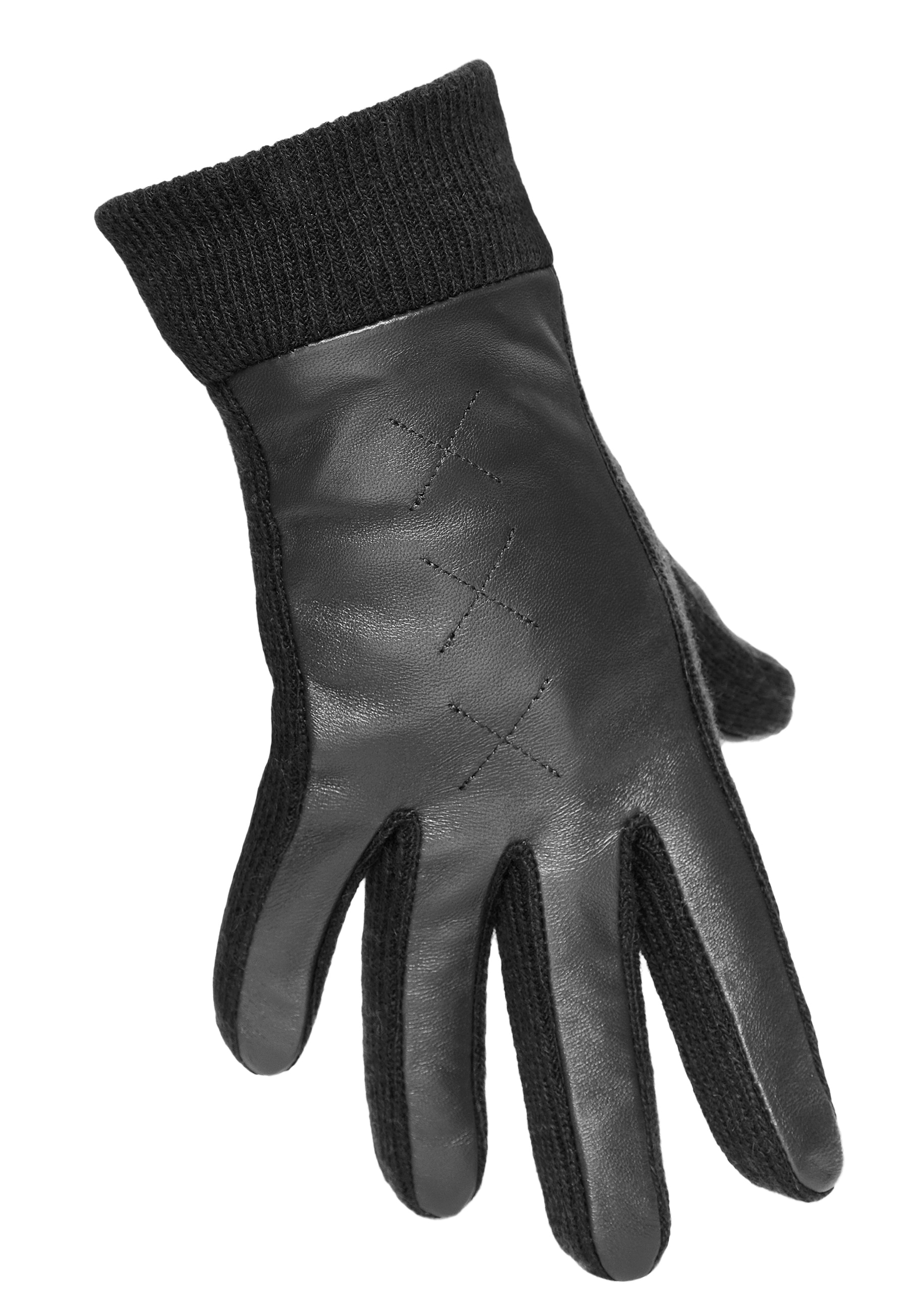 PEARLWOOD Strickhandschuhe »SMILLA« 1 Paar,  weiches Fleece-Innenfutter, Temperaturregulierend, Strickbündchen