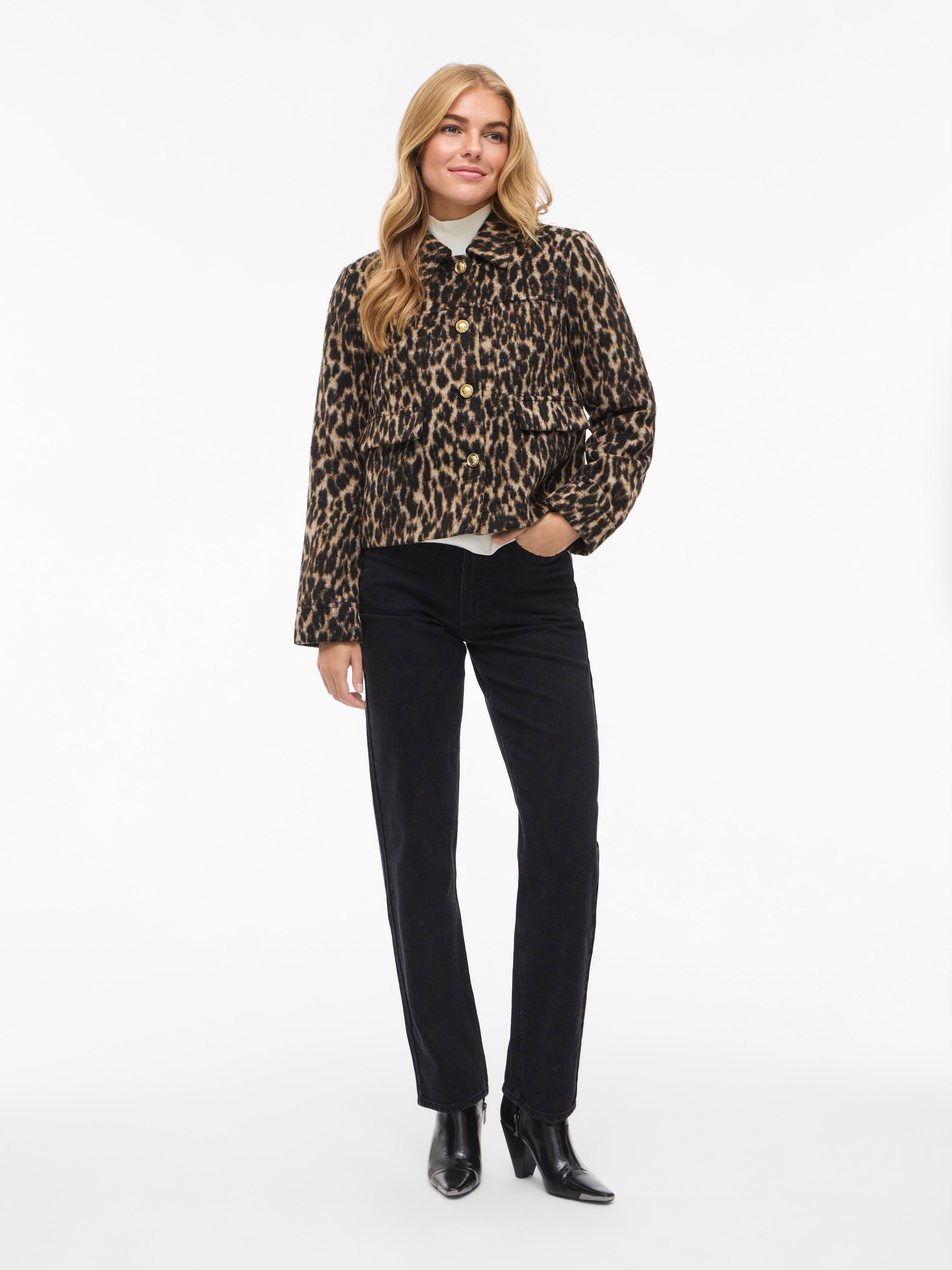 Vila Veste courte »VISIMBA L/S SHORT JACKET« ohne Kapuze