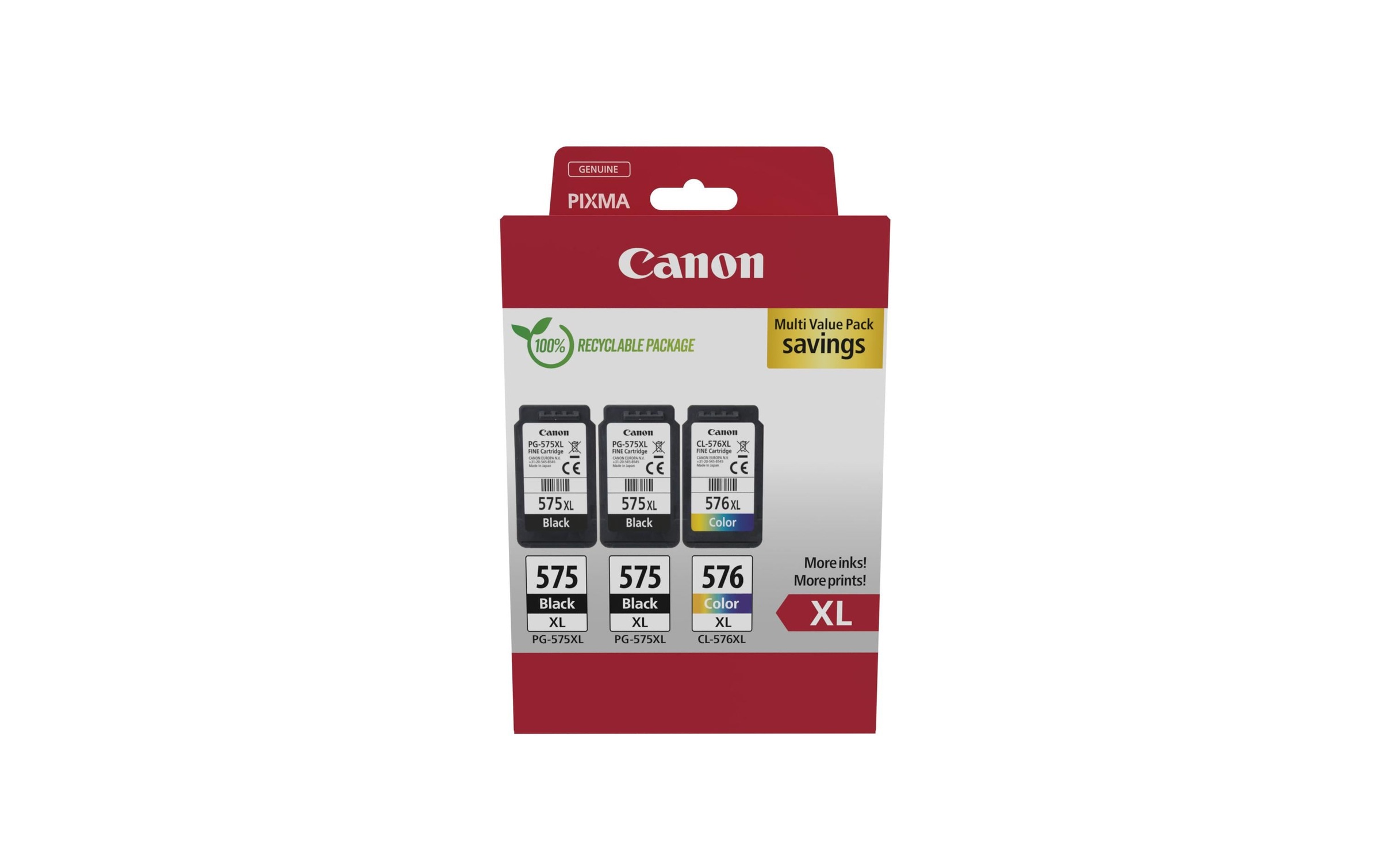 Canon Cartouche d'encre »2xPG-575XL/1xCL-576XL Multipack Black/Cyan/Magenta/Yellow«
