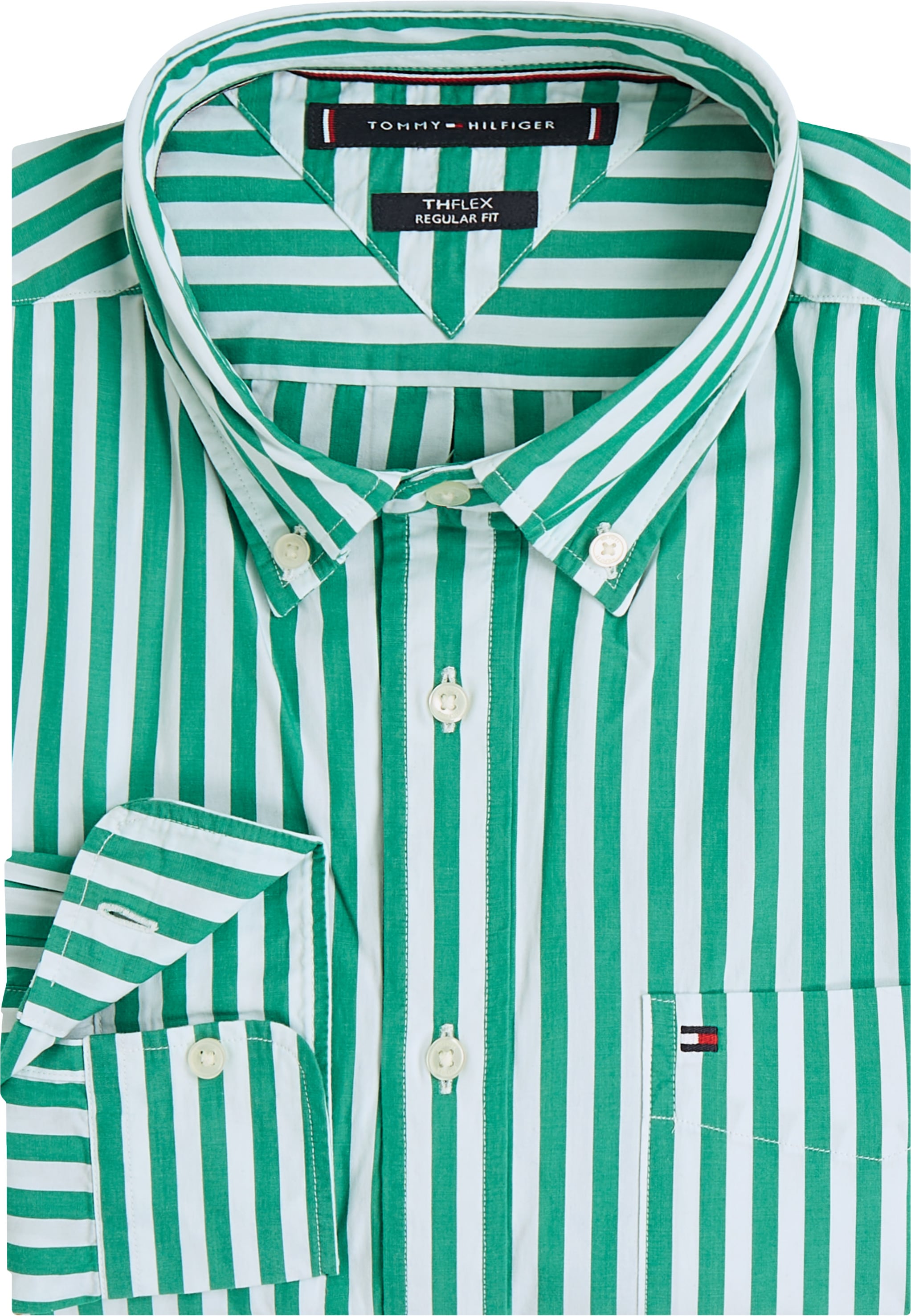 Tommy Hilfiger Langarmhemd »FLEX POPLIN BOLD STRIPE SHIRT«